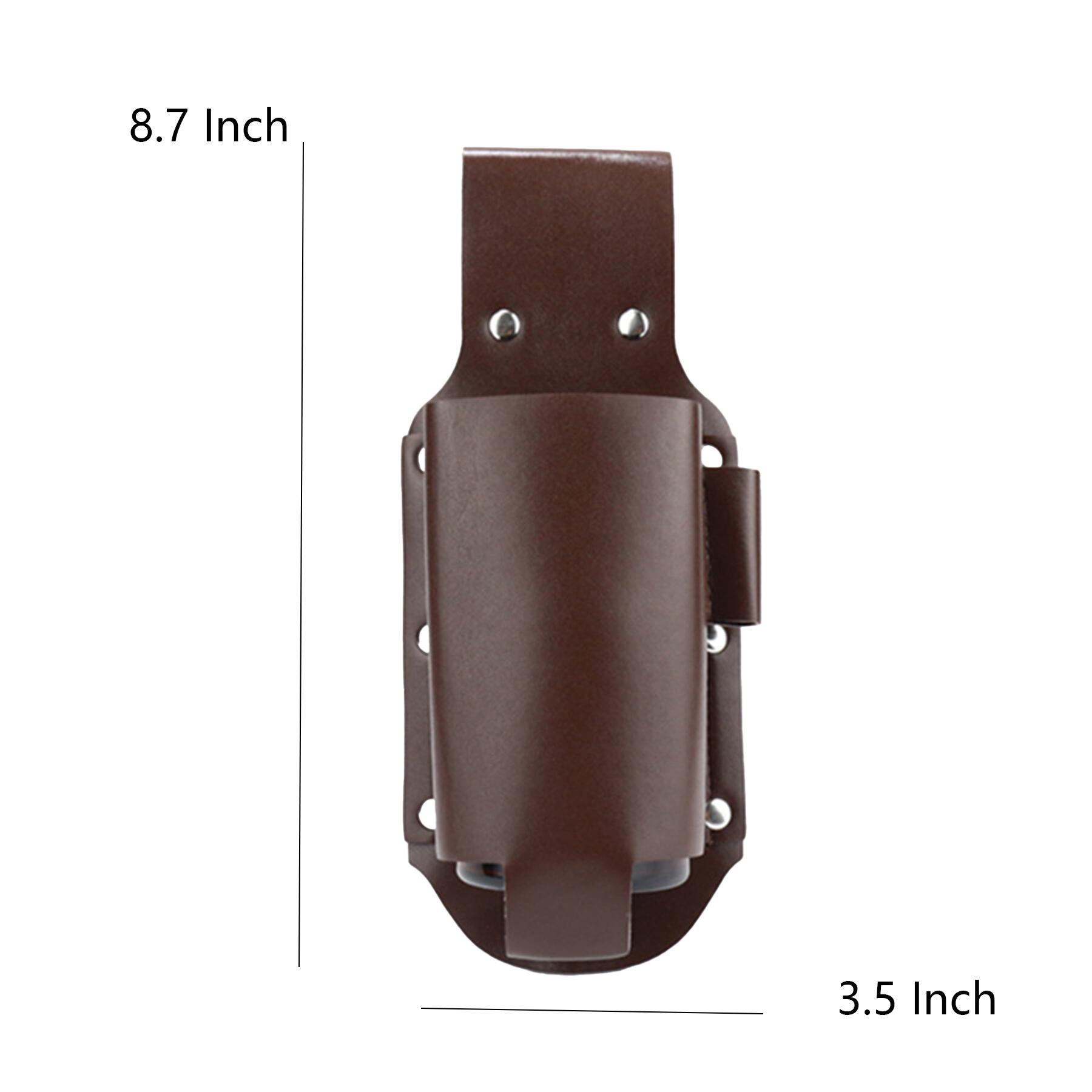 Leather Beer Bottle Waist Holster