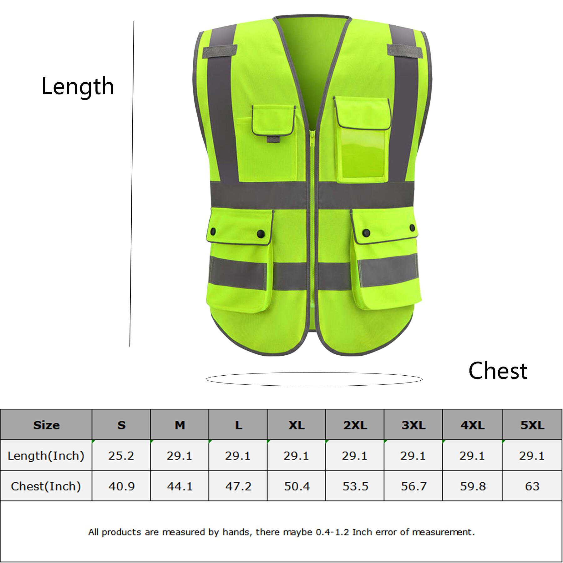 High Visibility Reflective Safety Vest