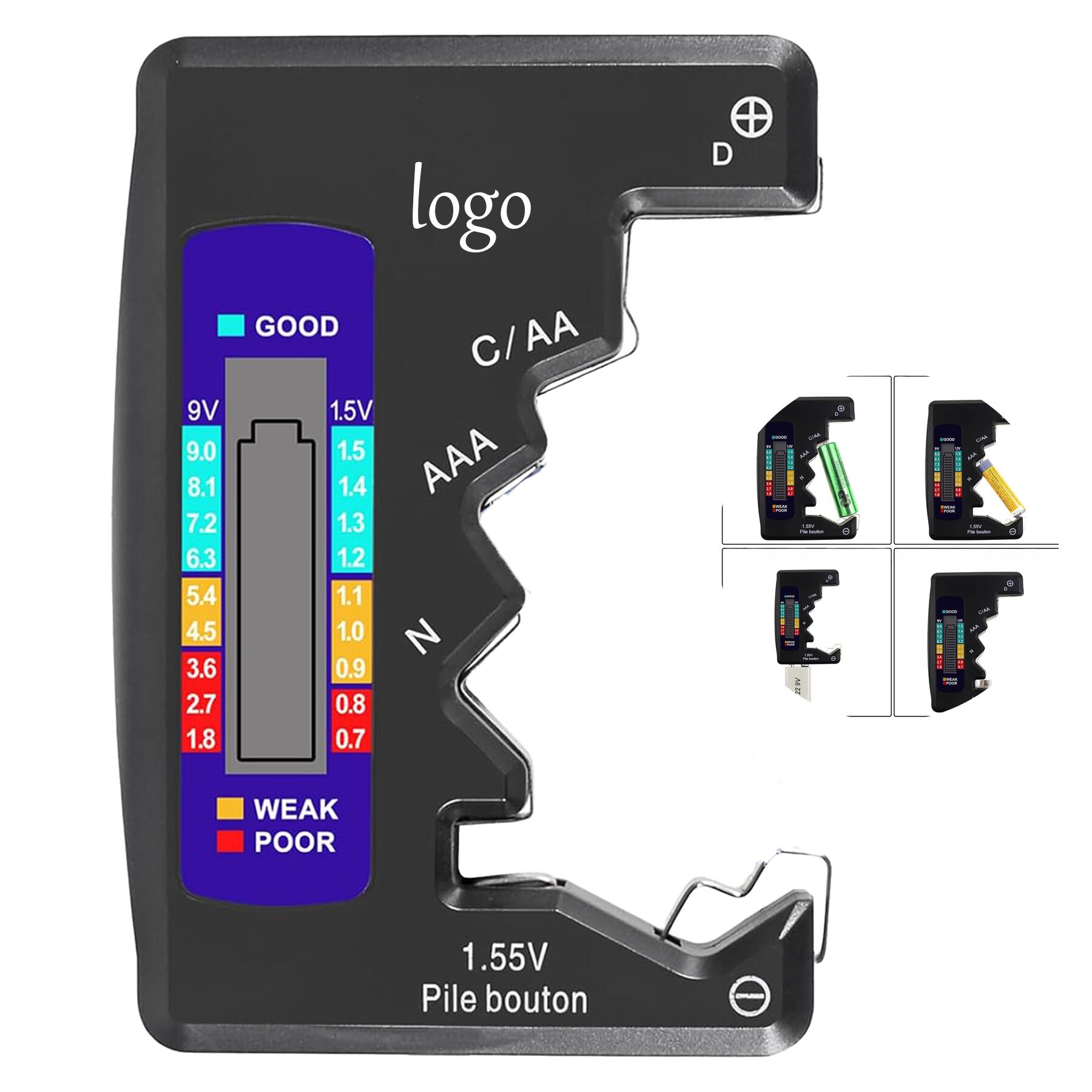 Universal Battery Tester LCD Display