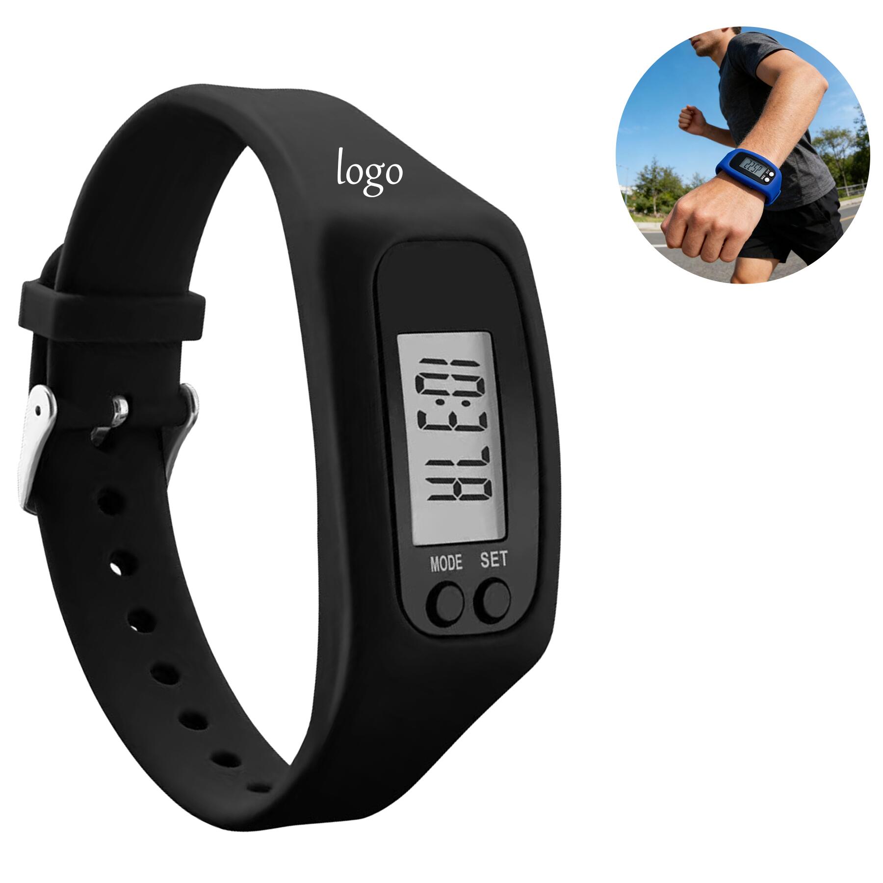 Custom Logo Fitness Pedometer Watch