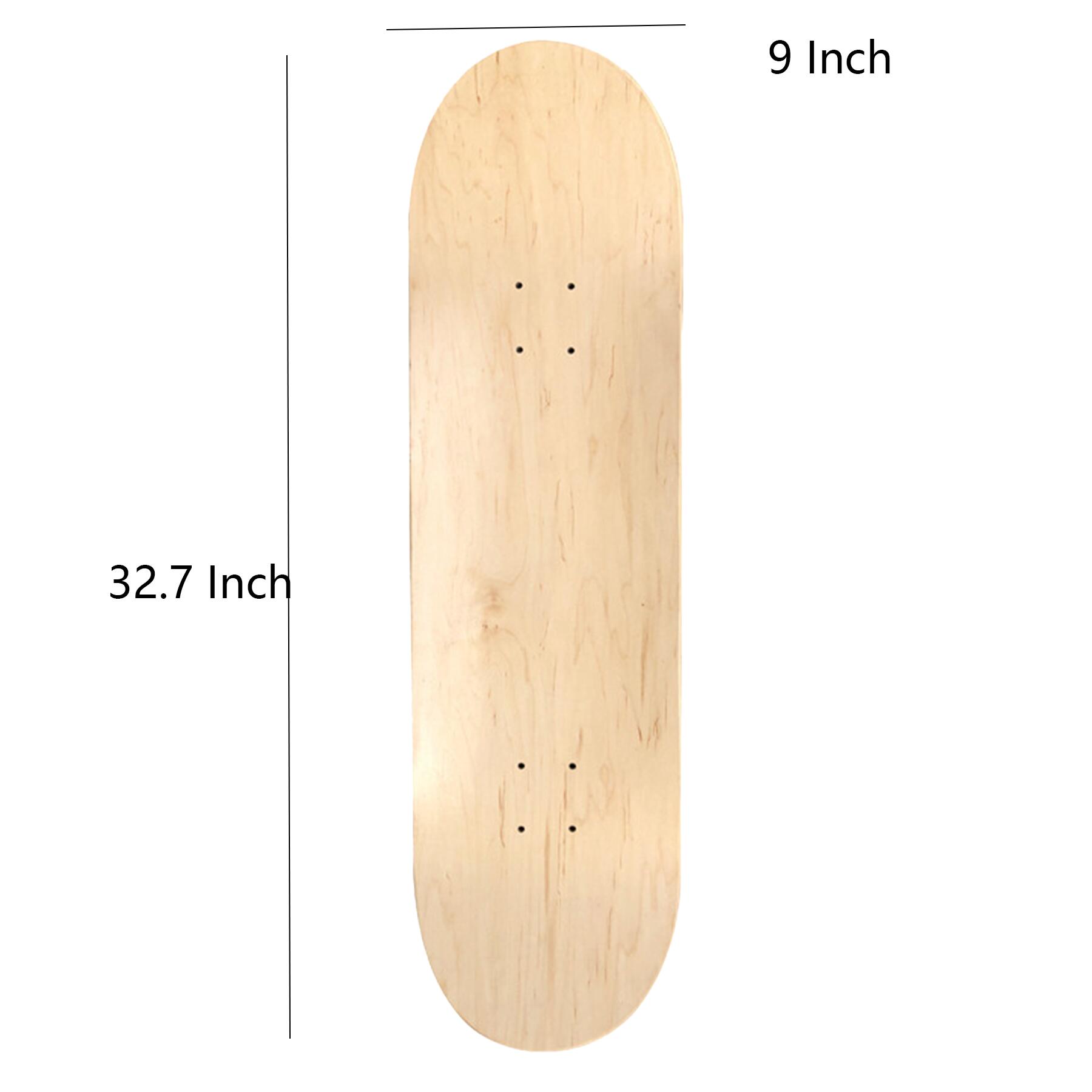 Customizable Maple Wood Skateboard Deck