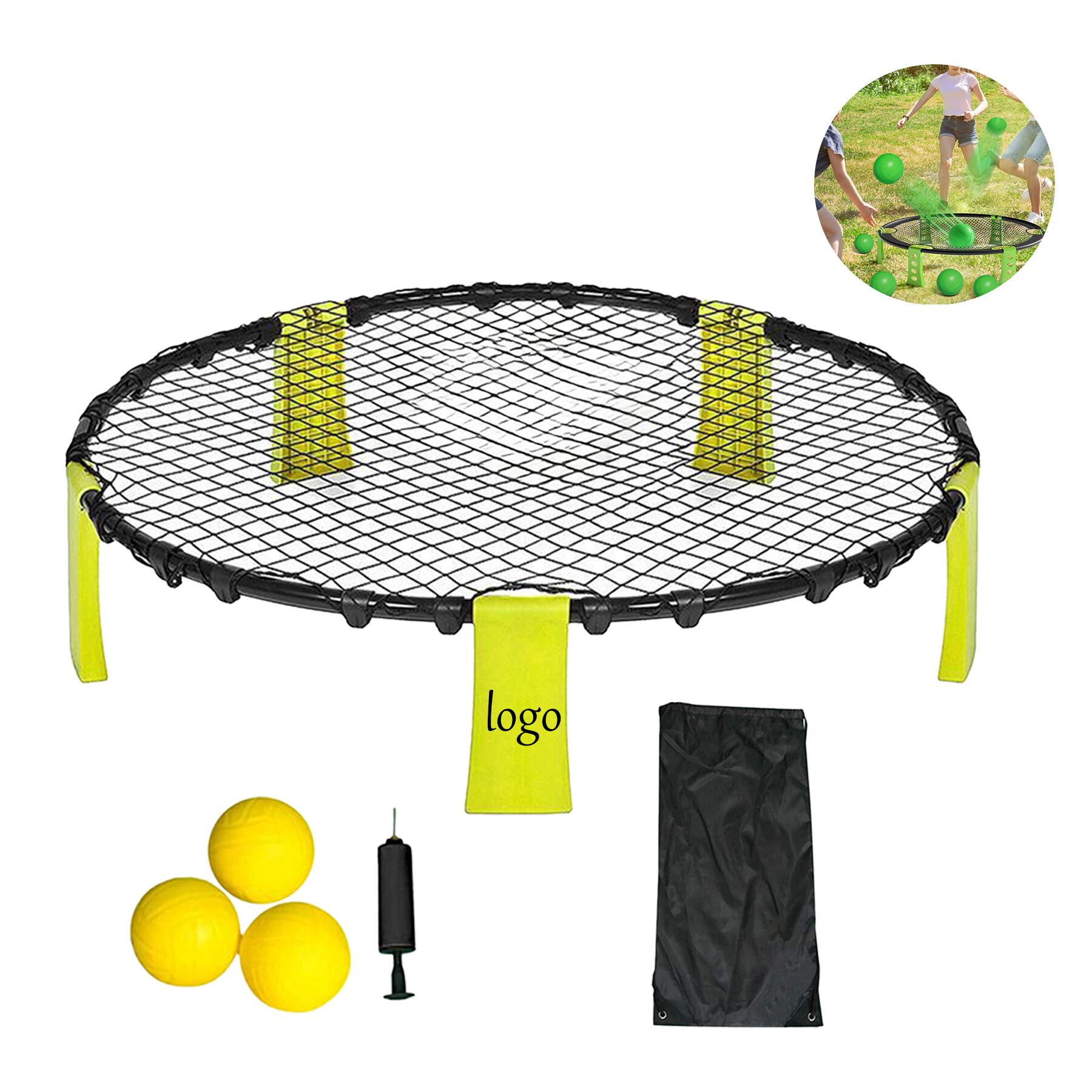 Portable Beach Volleyball Game Kit
