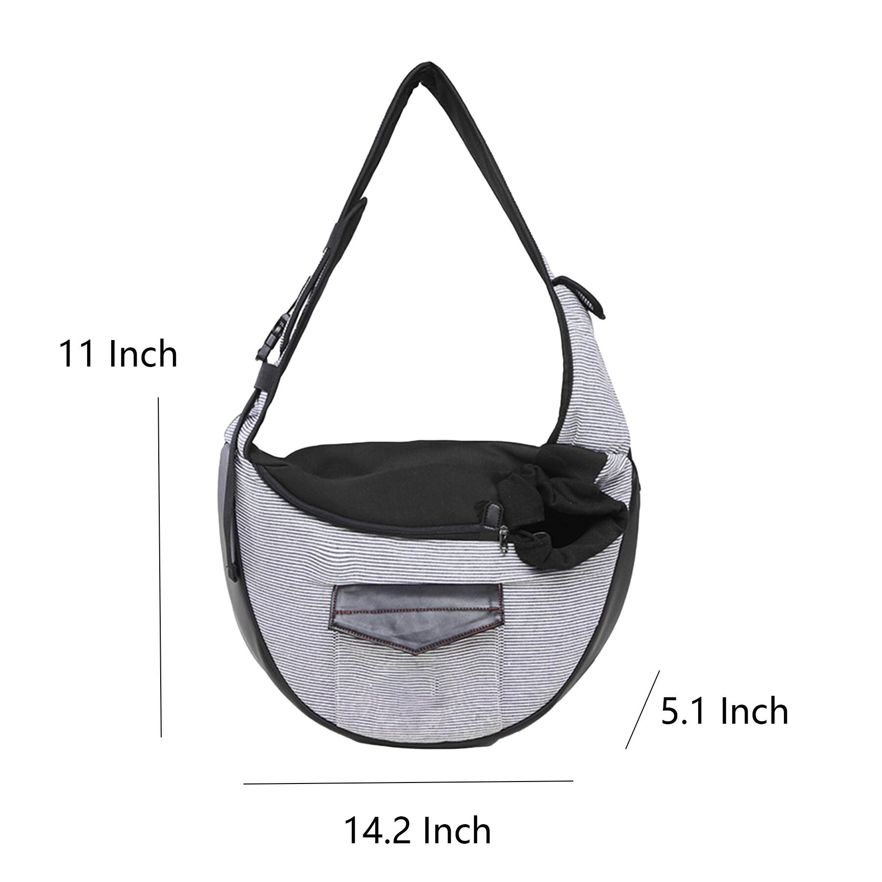 Cotton Crossbody Bag Pet Pouch