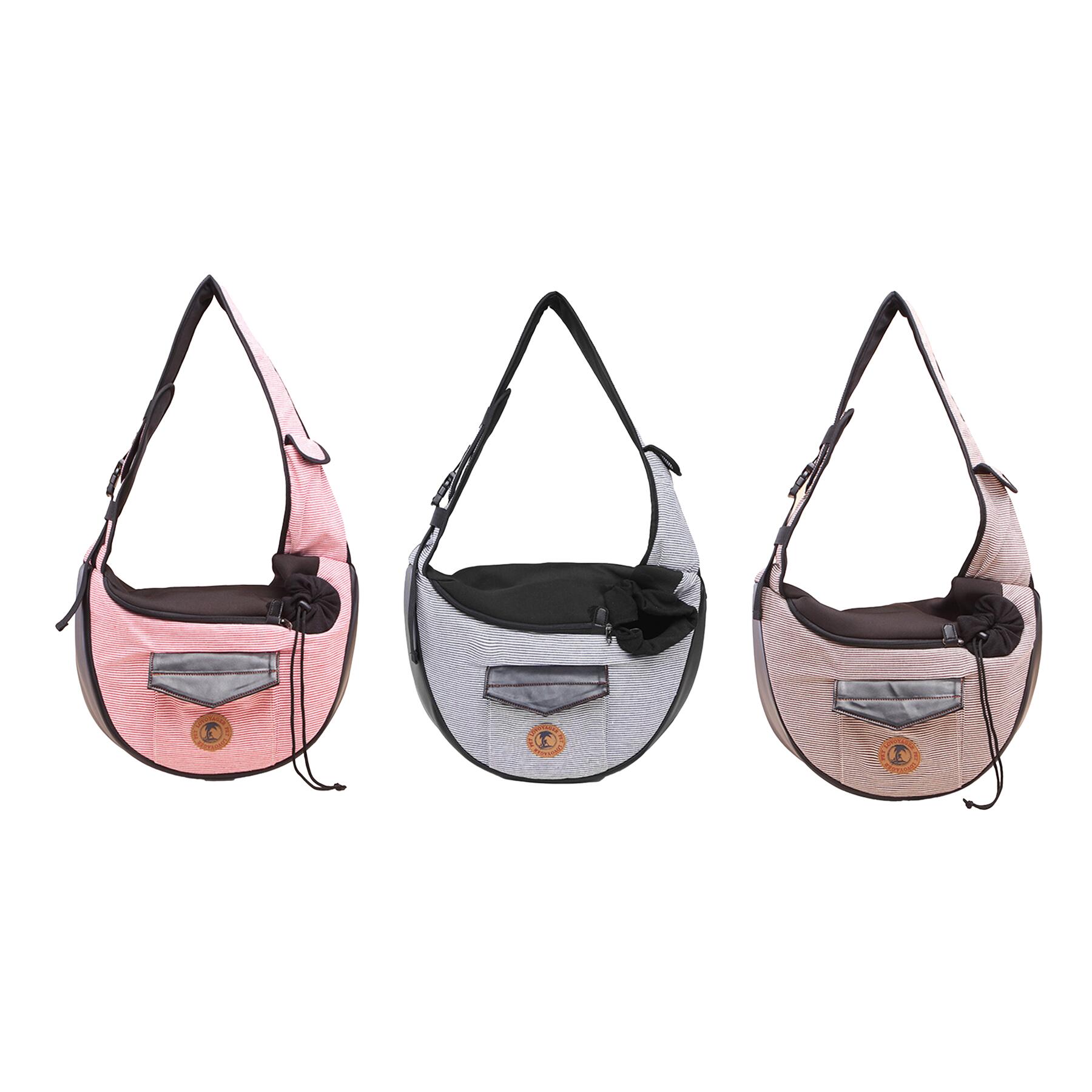 Cotton Crossbody Bag Pet Pouch