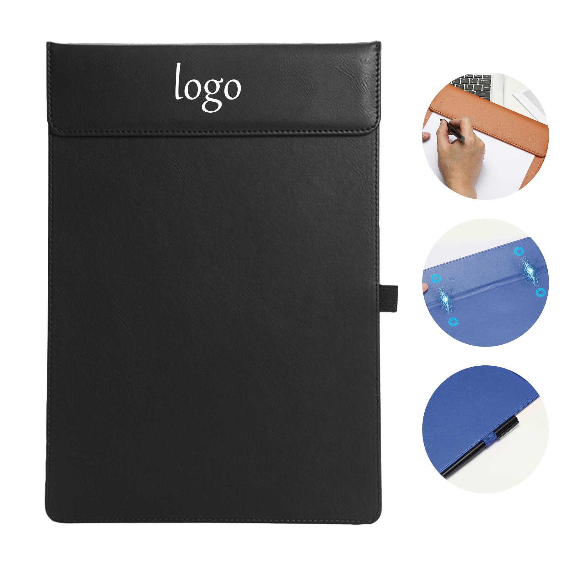 Professional PU Leather Magnetic Clipboard