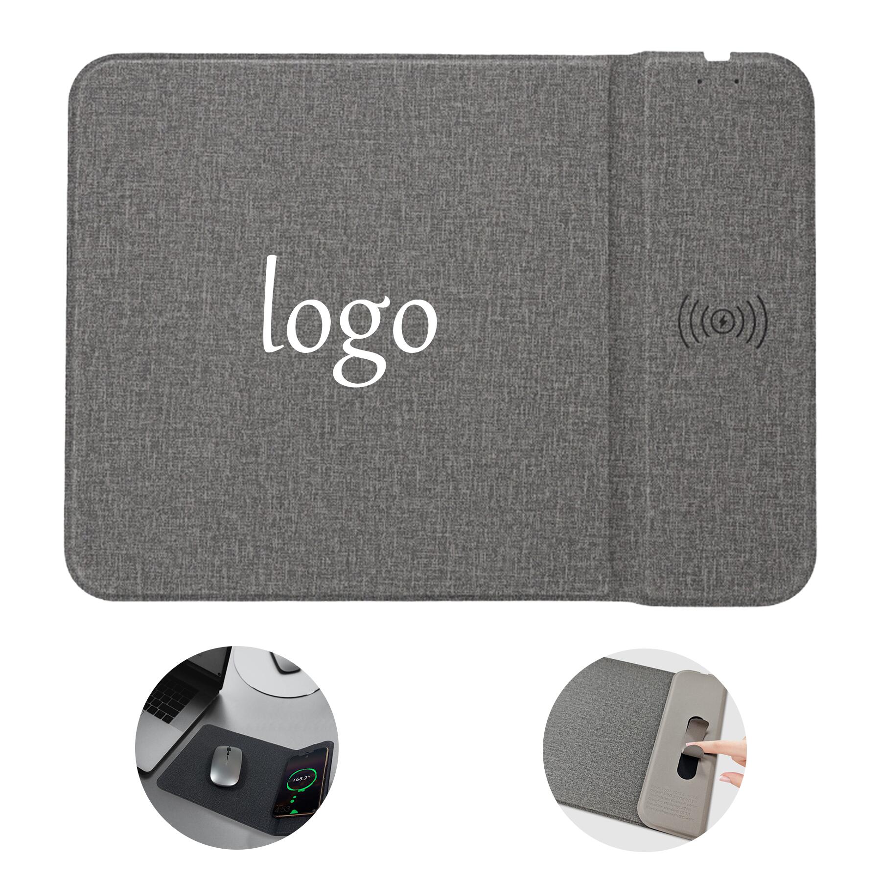 Wireless Charging Mouse Pad Phone Stand