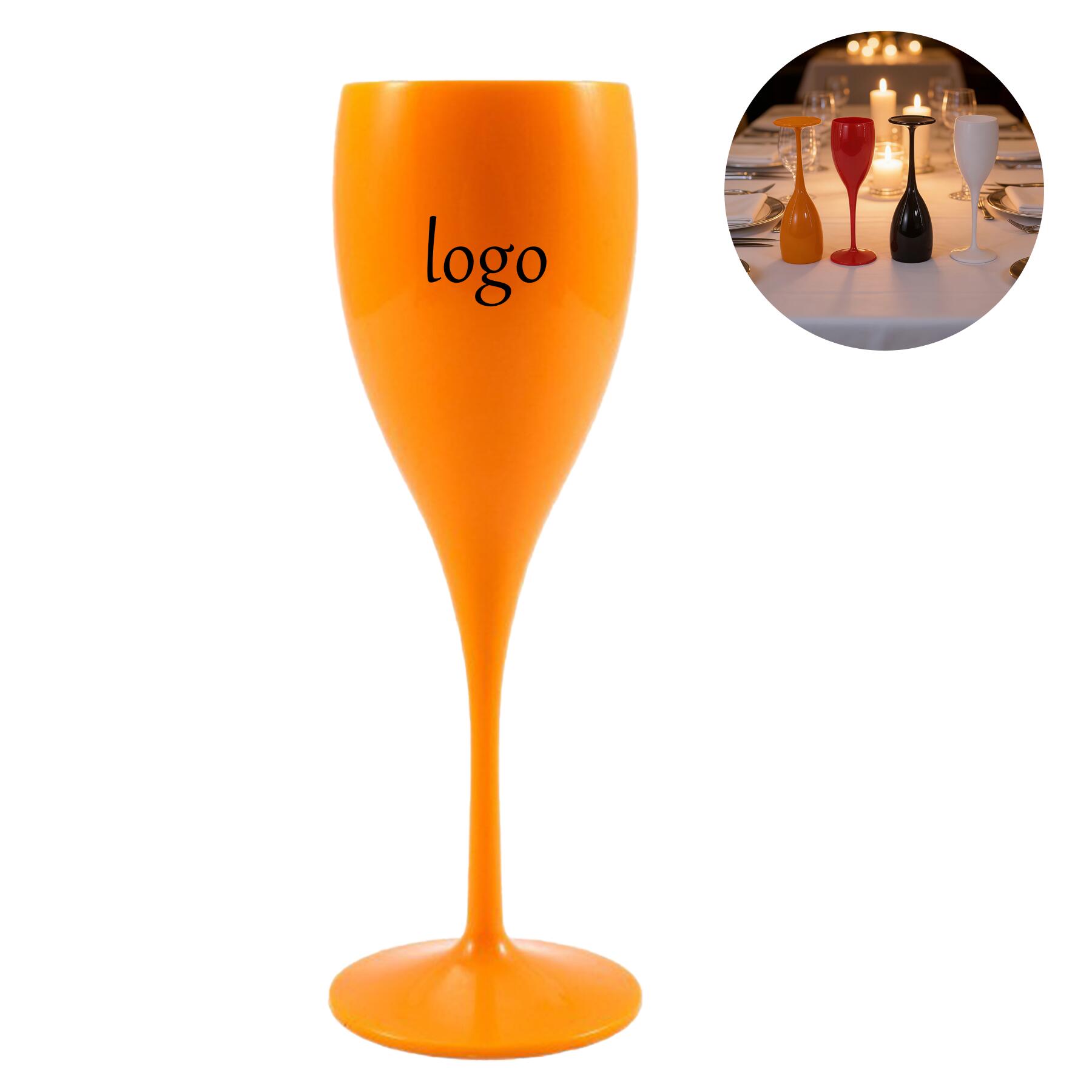 Shatterproof Plastic Goblets Crystal Clear
