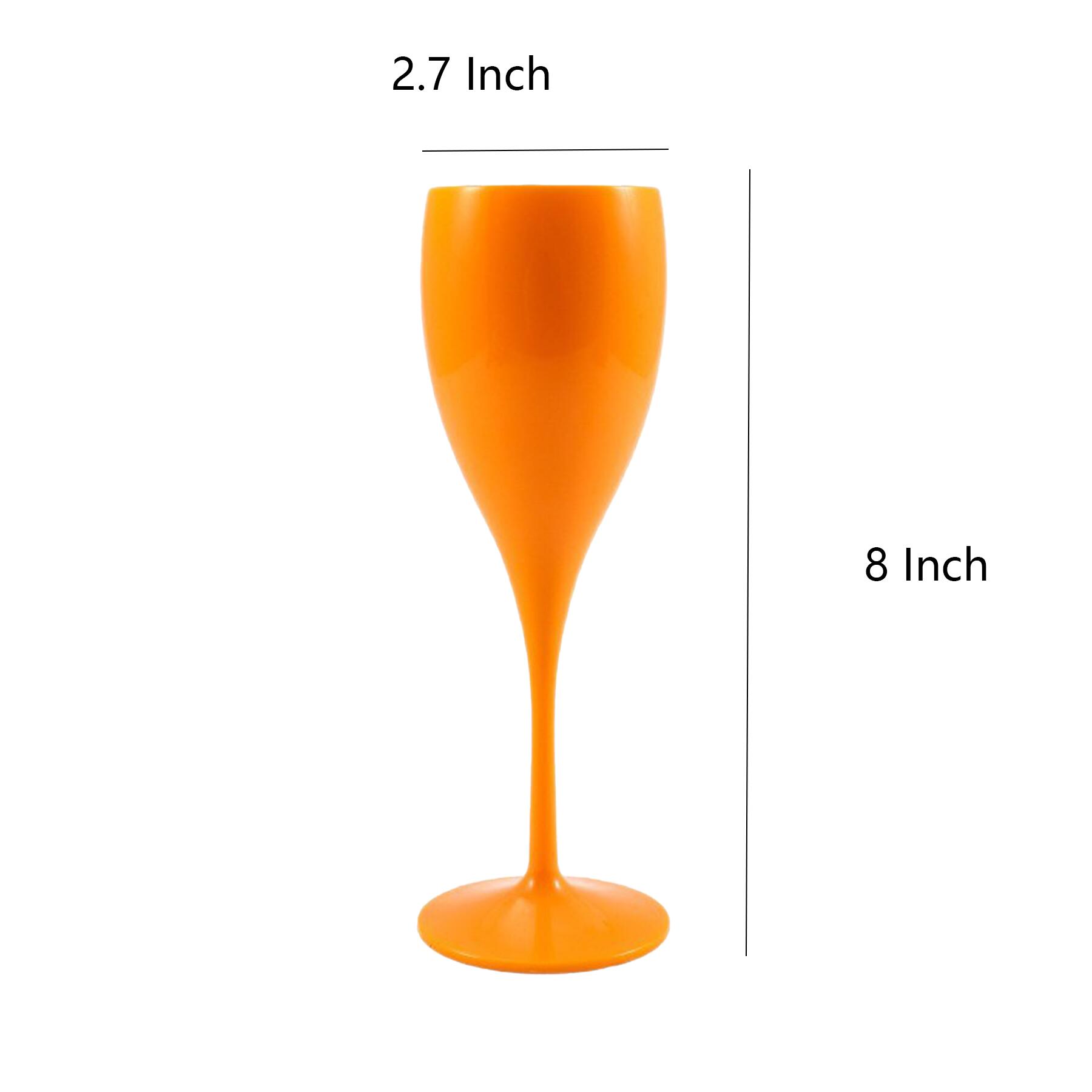 Shatterproof Plastic Goblets Crystal Clear
