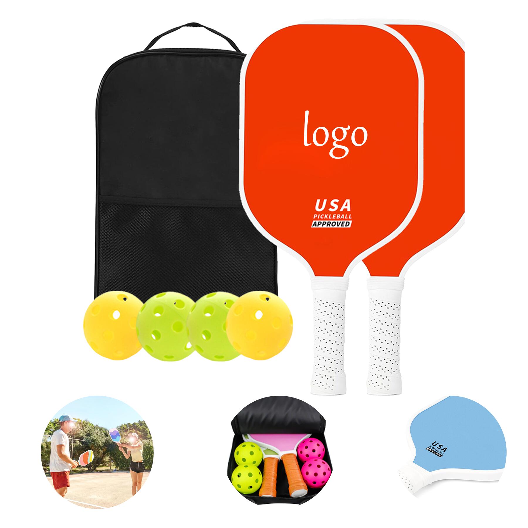 Premium Fiberglass Pickleball Paddle Set