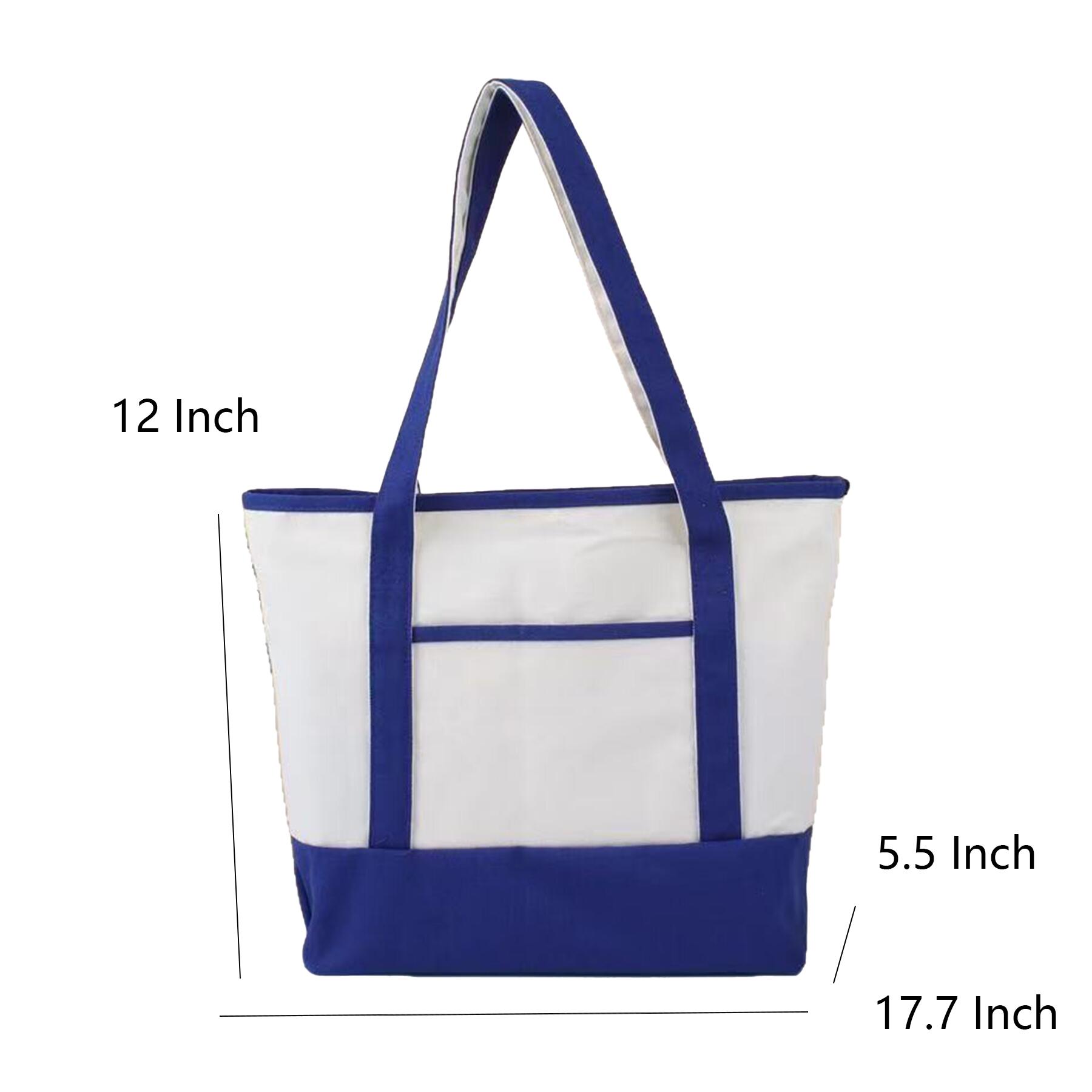 Durable Canvas Tote Large Capacity