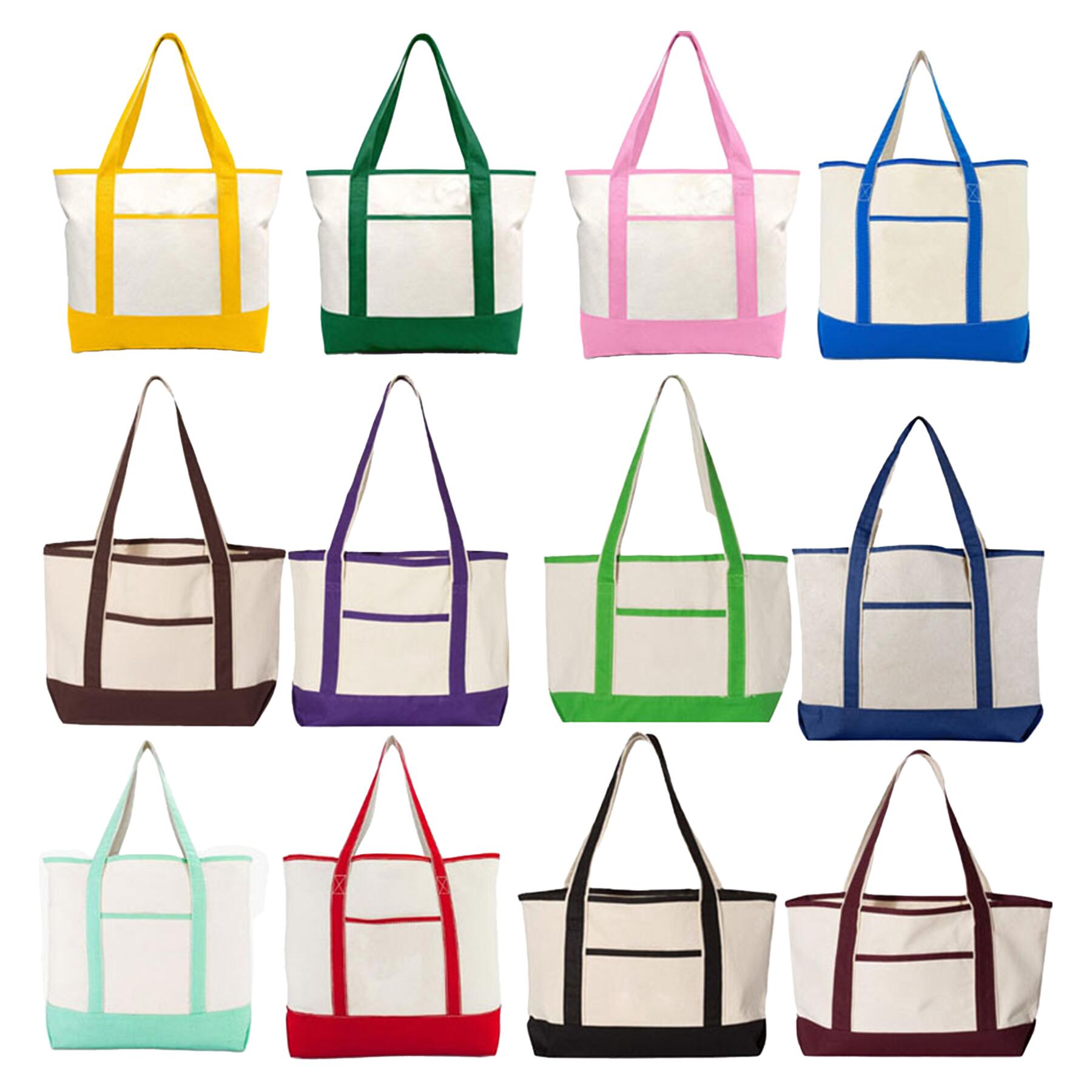 Durable Canvas Tote Large Capacity