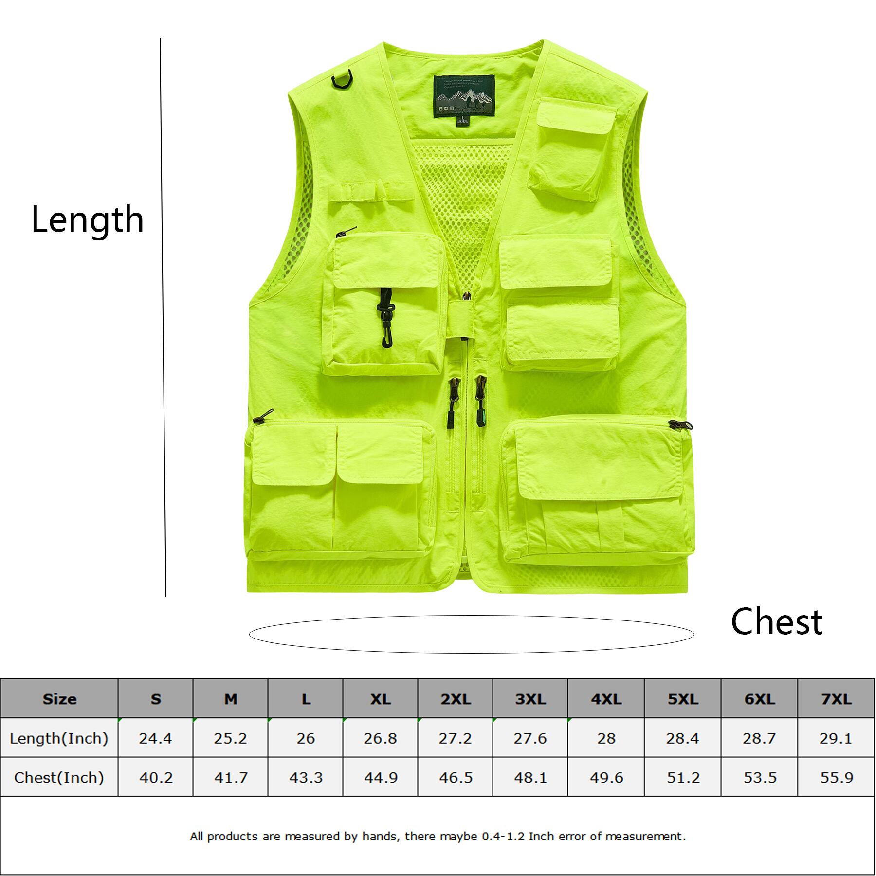 Multi Pocket Vest for Work Travel