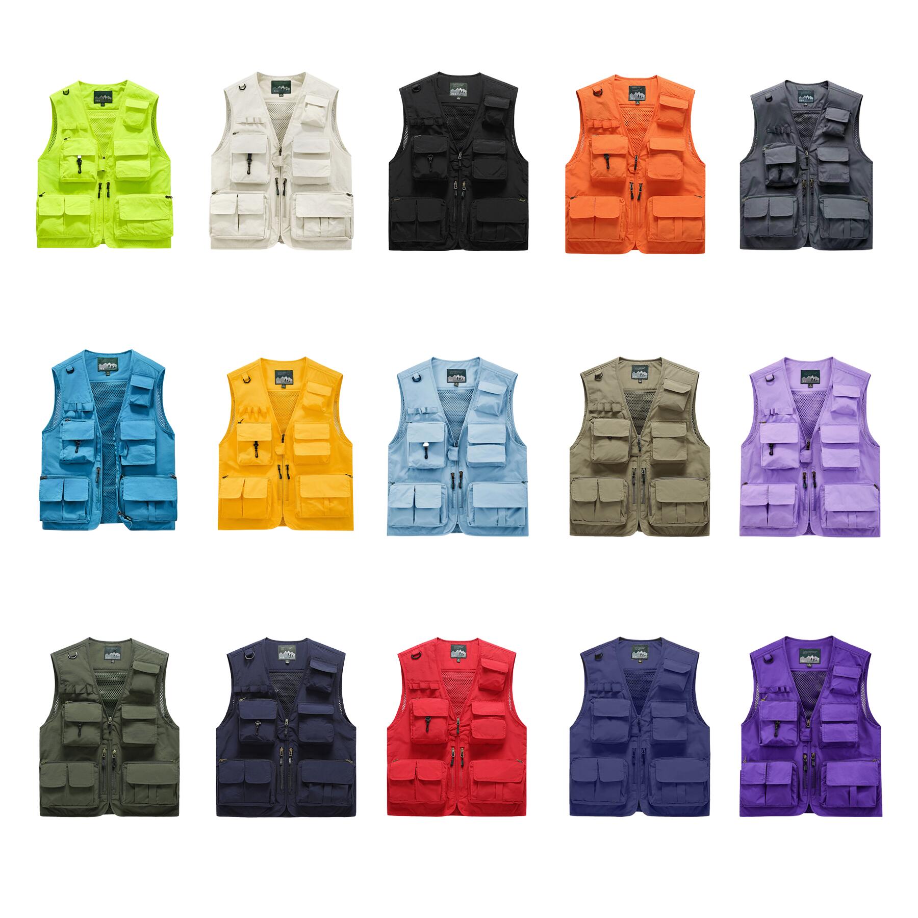 Multi Pocket Vest for Work Travel