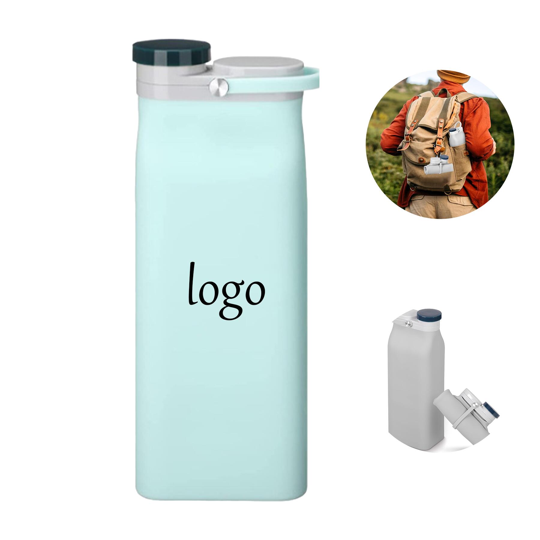 Collapsible Silicone Water Bottle Portable