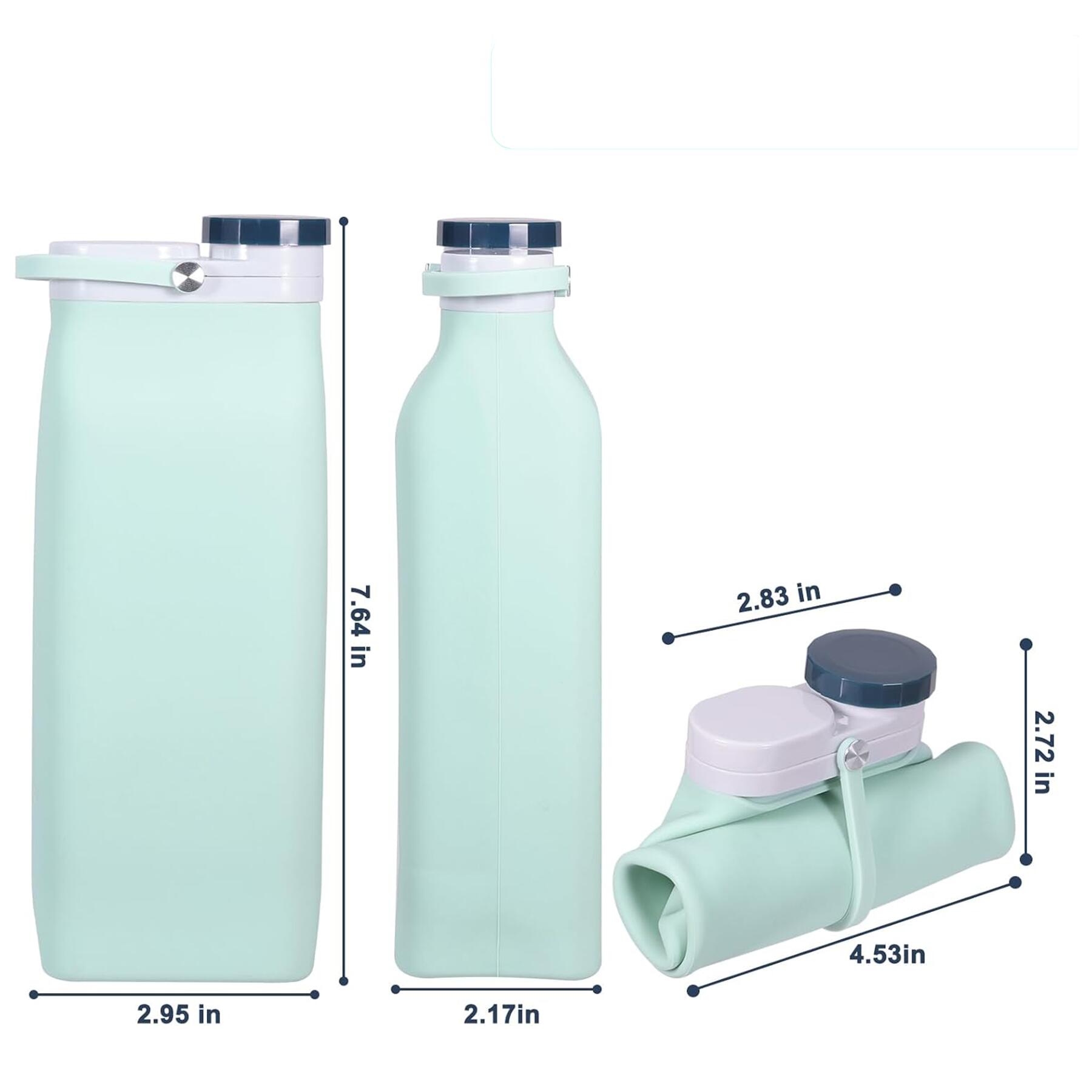 Collapsible Silicone Water Bottle Portable