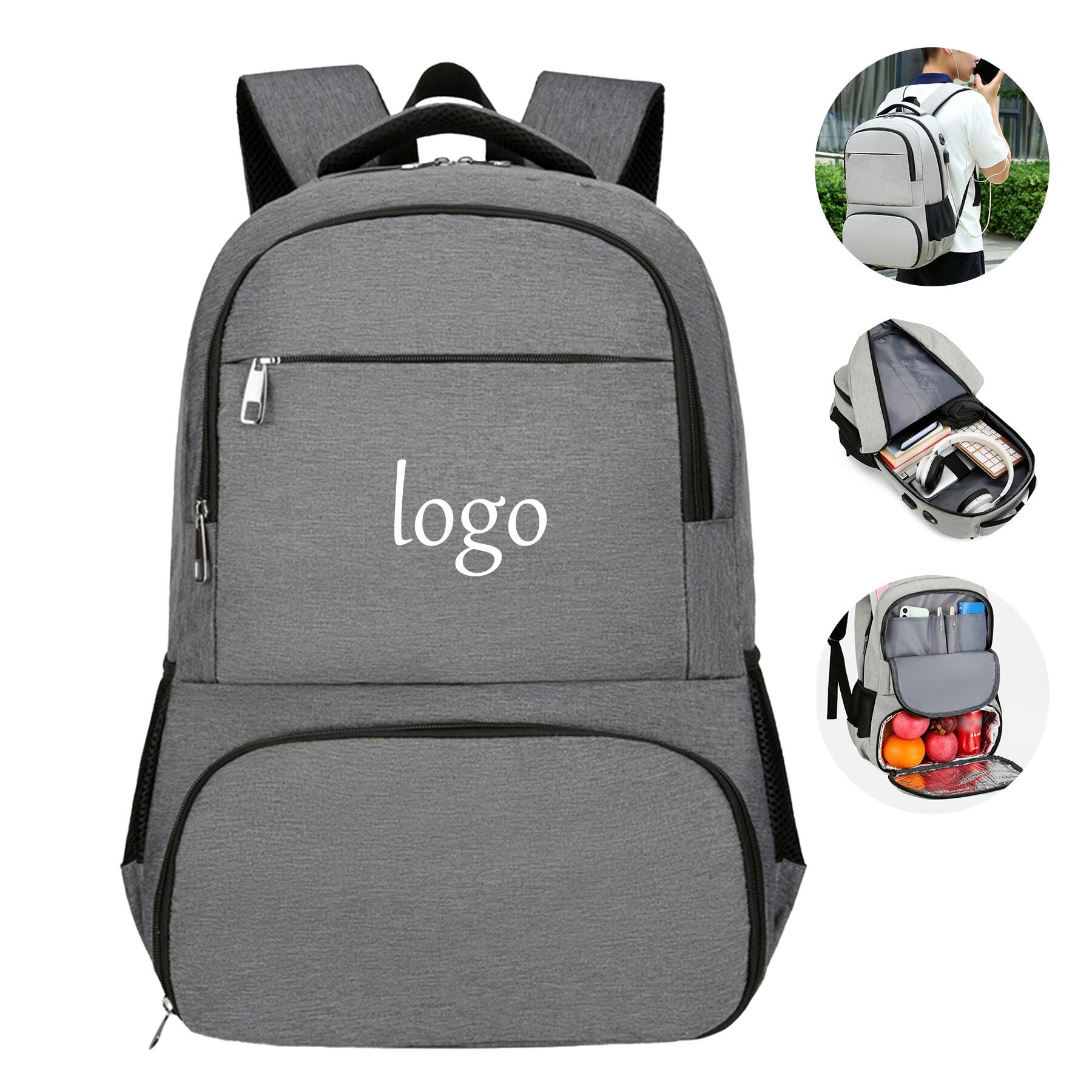 Insulated Cooler Backpack USB Port