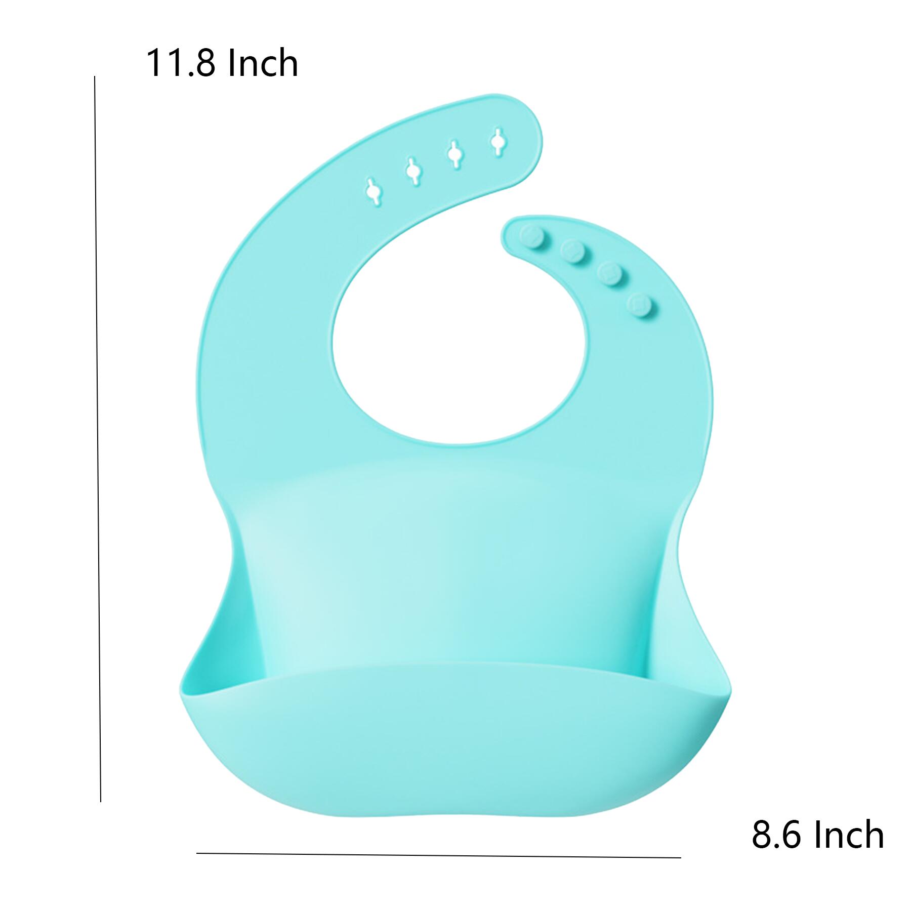 Adjustable Silicone Baby Feeding Bib