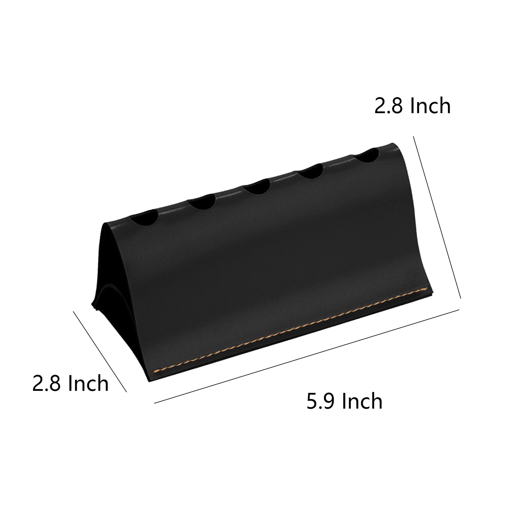 PU Leather Pen Organizer Foldable Desk