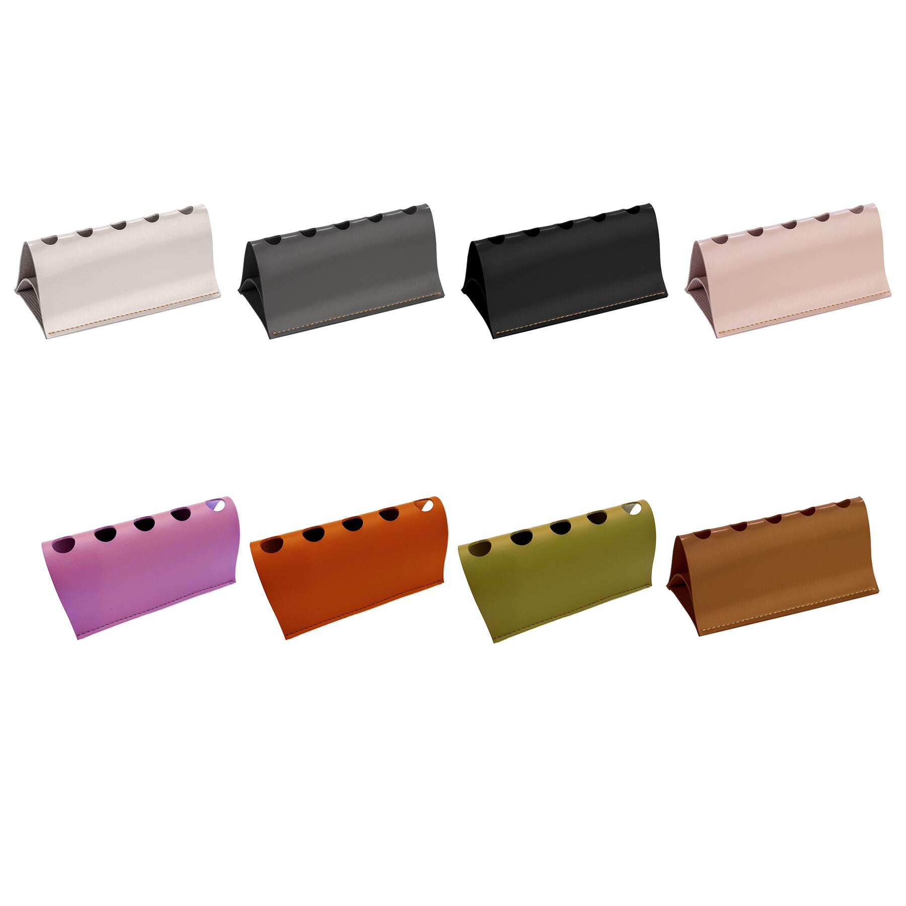 PU Leather Pen Organizer Foldable Desk