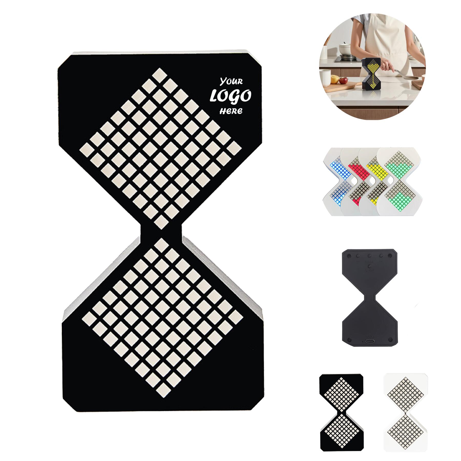 Digital LED Hourglass Timer Decor