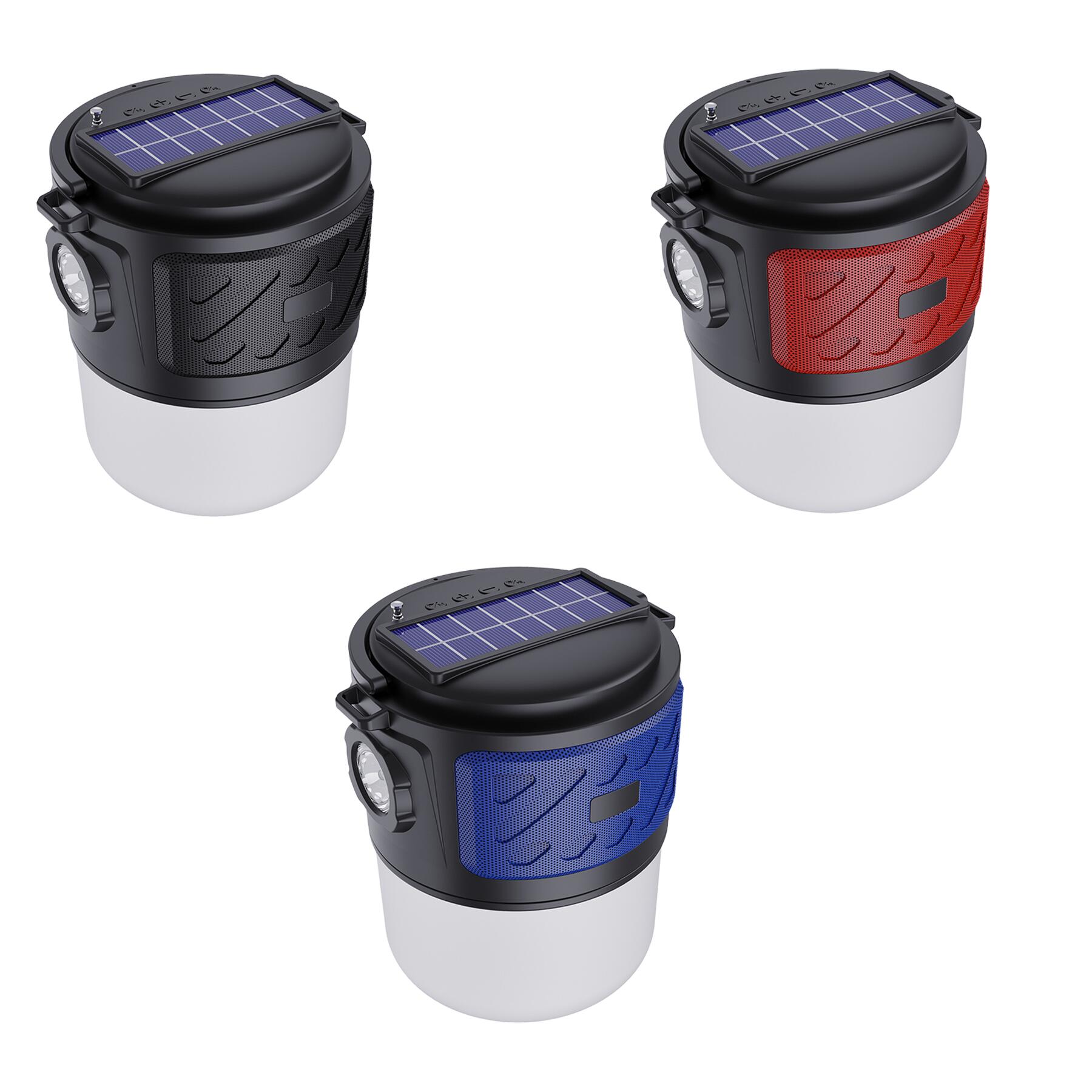 Solar Lantern Speaker with Flashlight