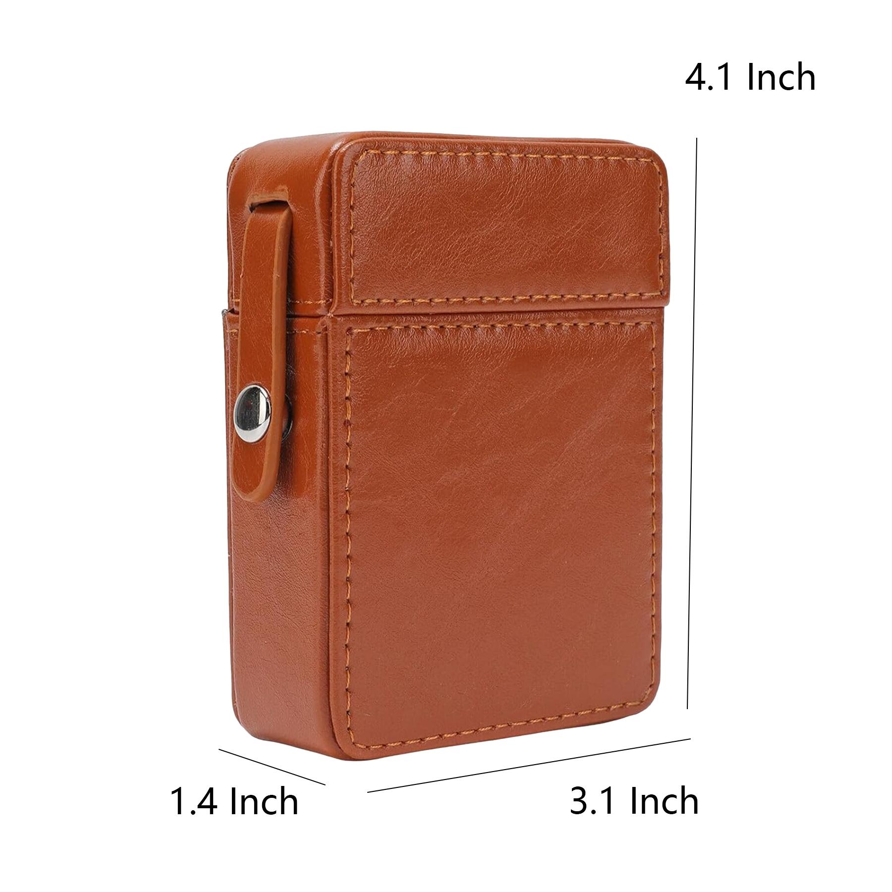 Slim PU Leather Cigarette Case