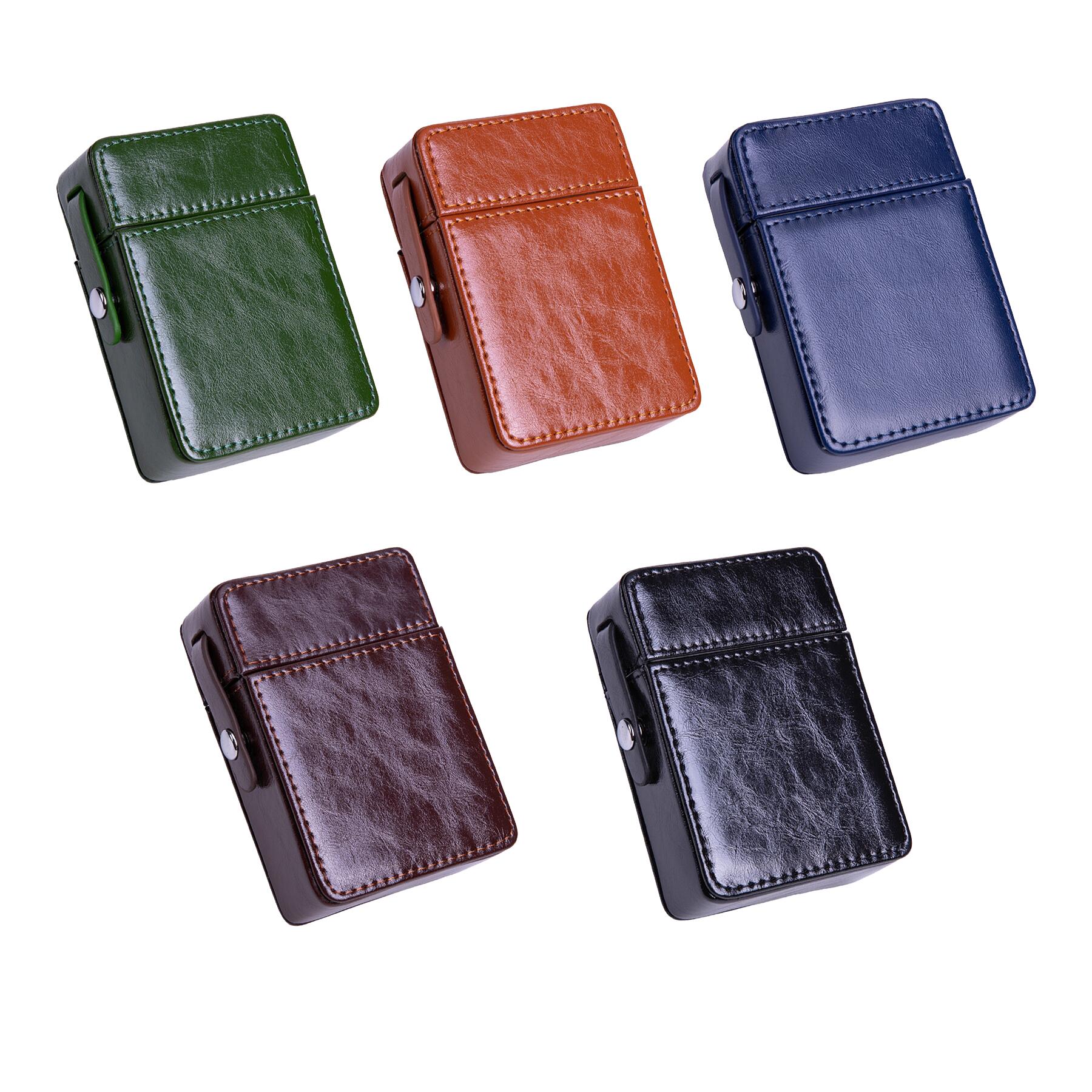 Slim PU Leather Cigarette Case