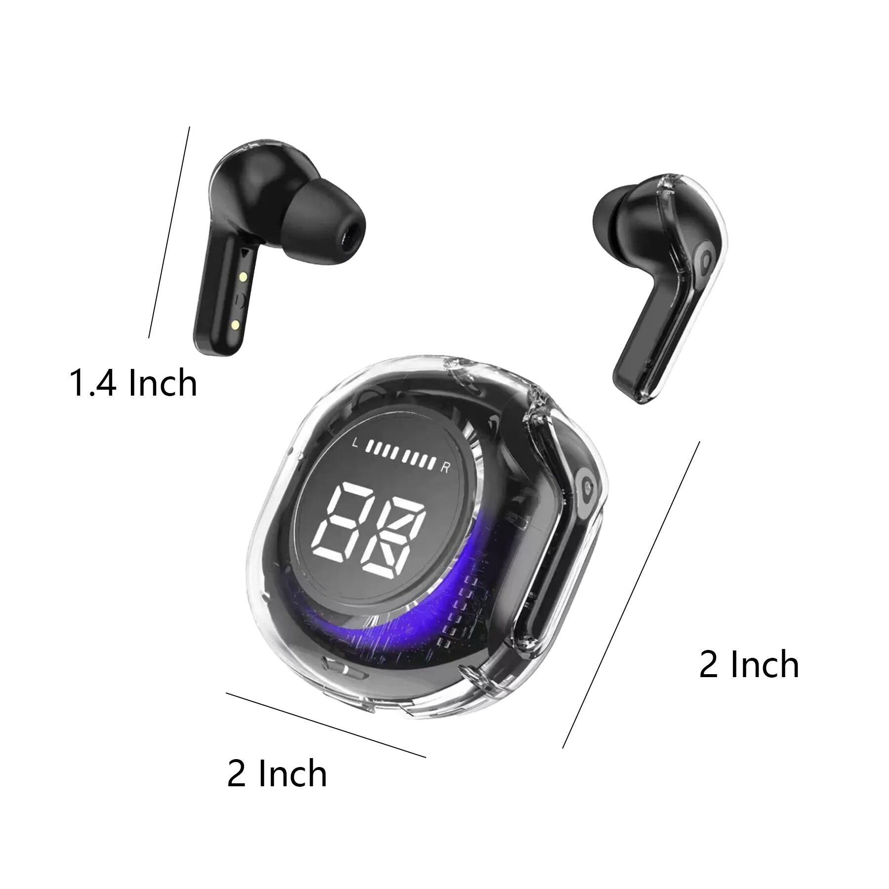 Wireless Earbuds with Digital Display