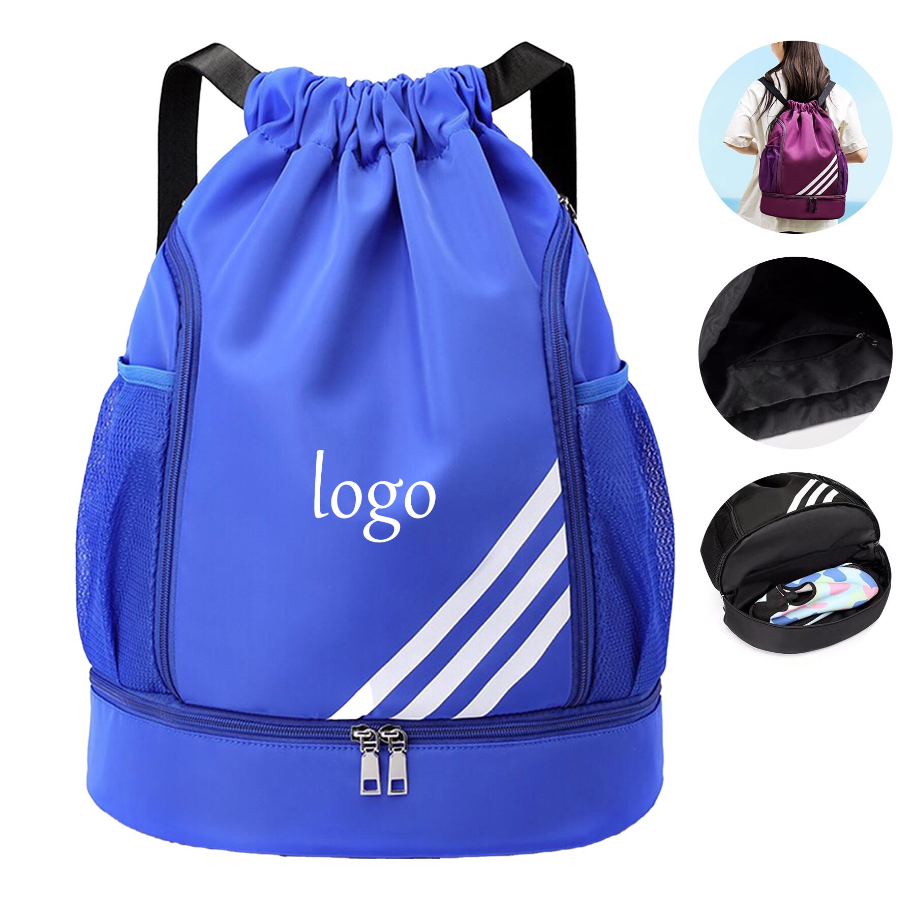 Waterproof Gym Backpack Shoe Compartment