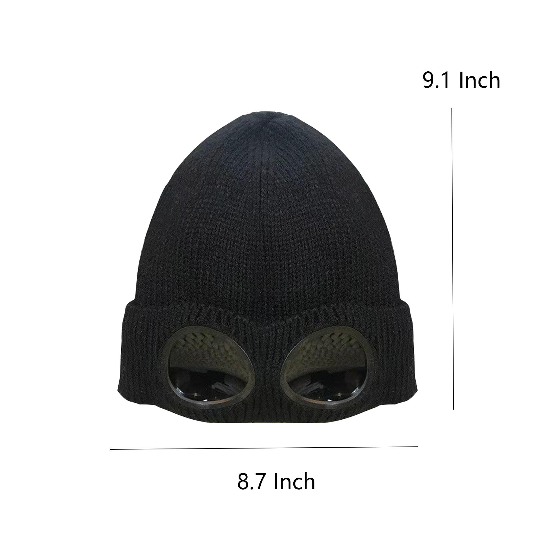 Winter Goggles Knitted Hat Set