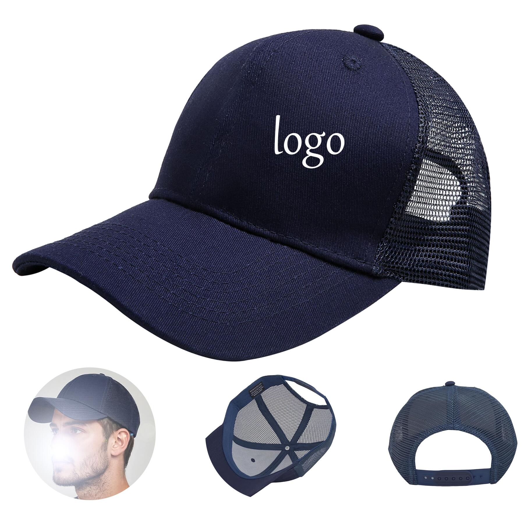 Cotton Twill Mesh Adjustable Baseball Cap