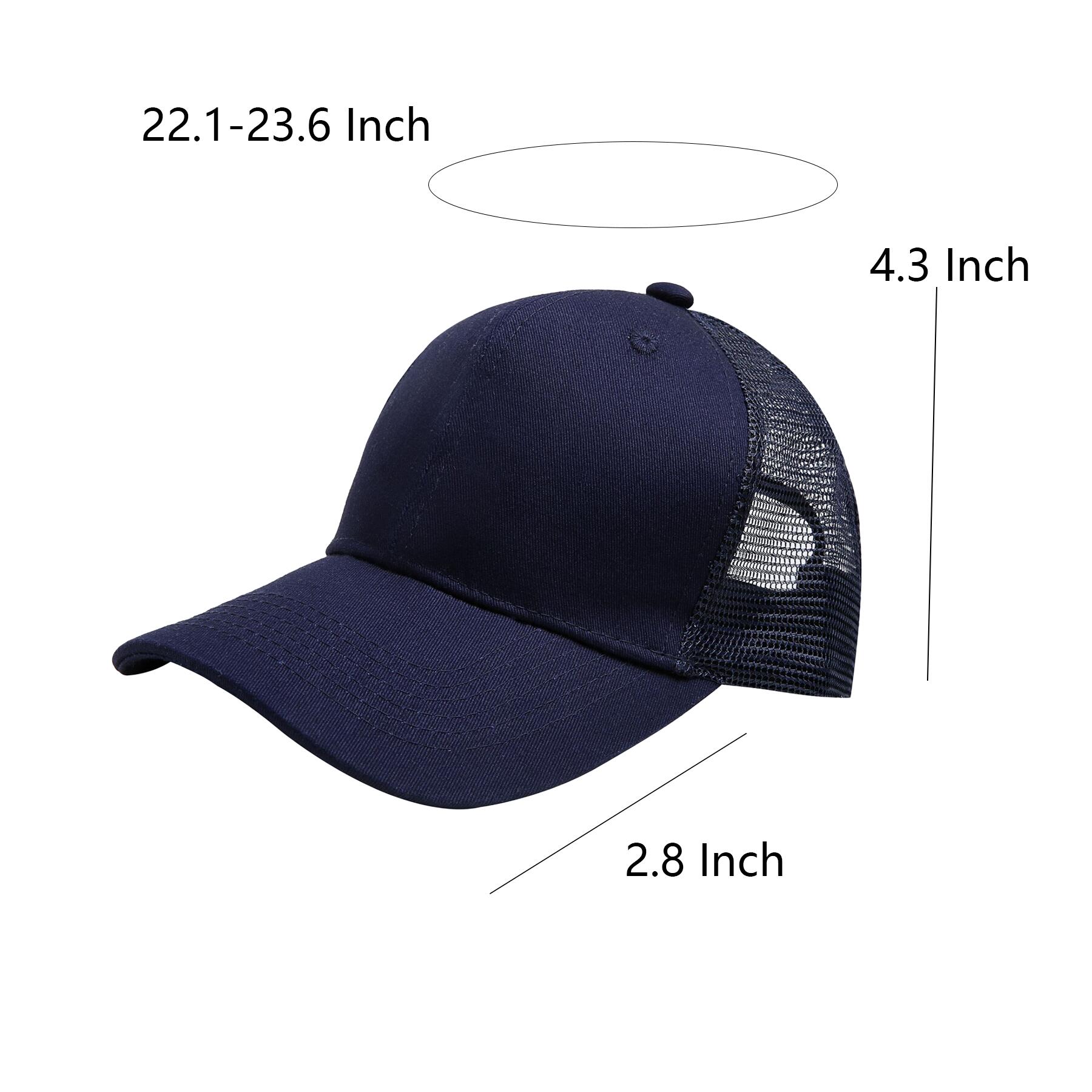 Cotton Twill Mesh Adjustable Baseball Cap