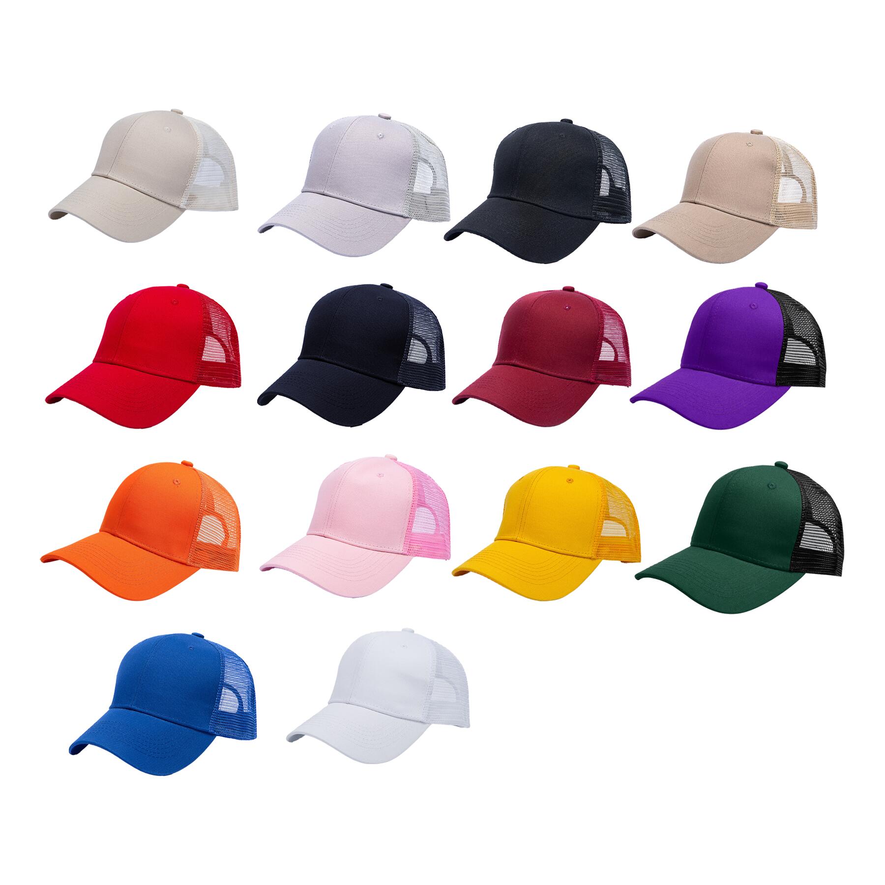 Cotton Twill Mesh Adjustable Baseball Cap