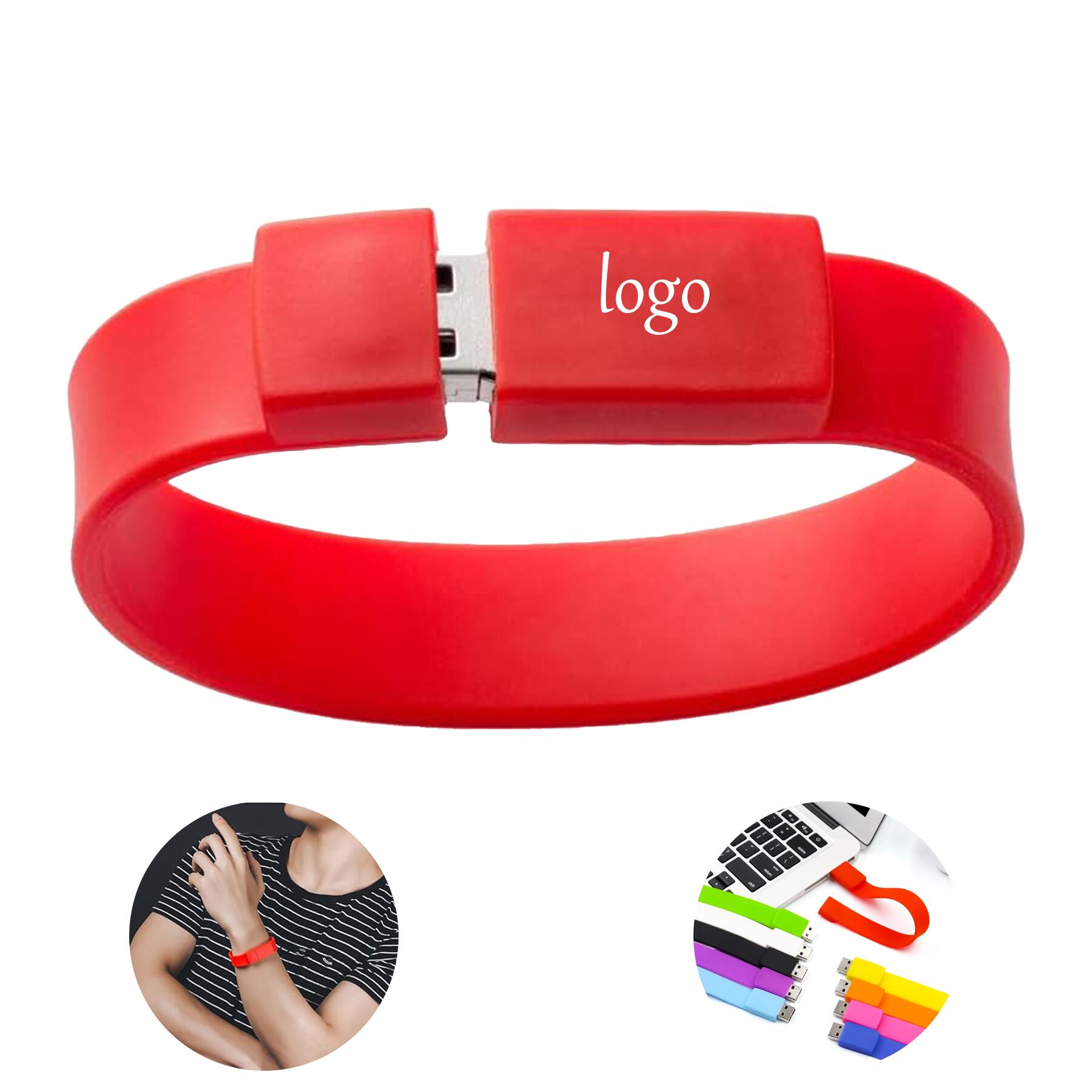 Silicone Bracelet USB Flash Drive