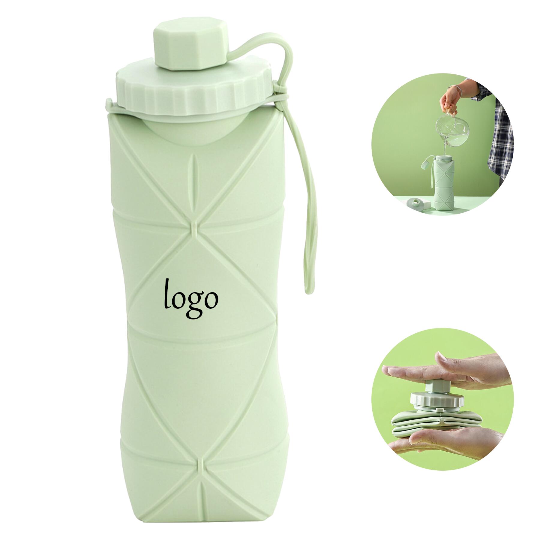 Foldable Silicone Water Bottle 600ml