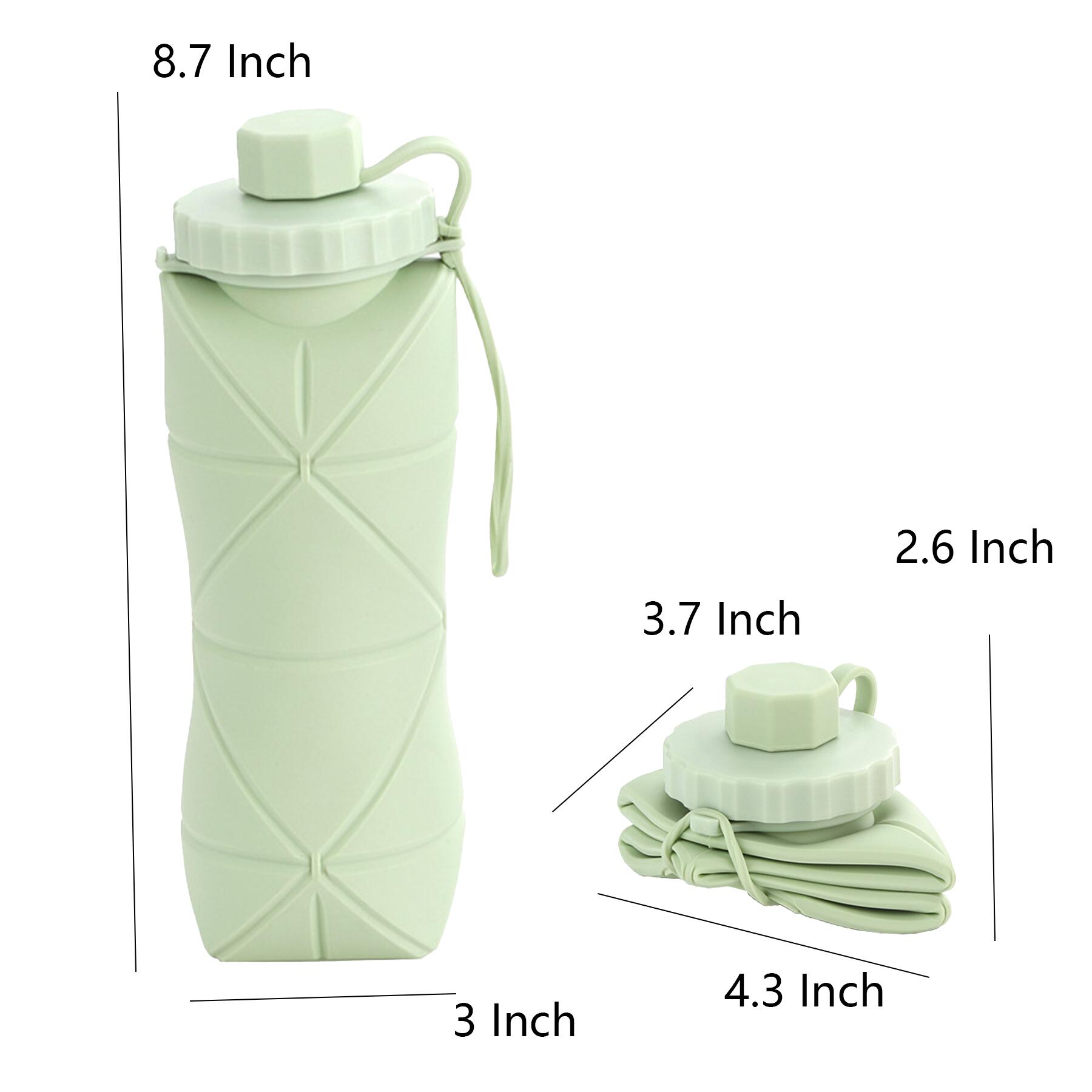 Foldable Silicone Water Bottle 600ml