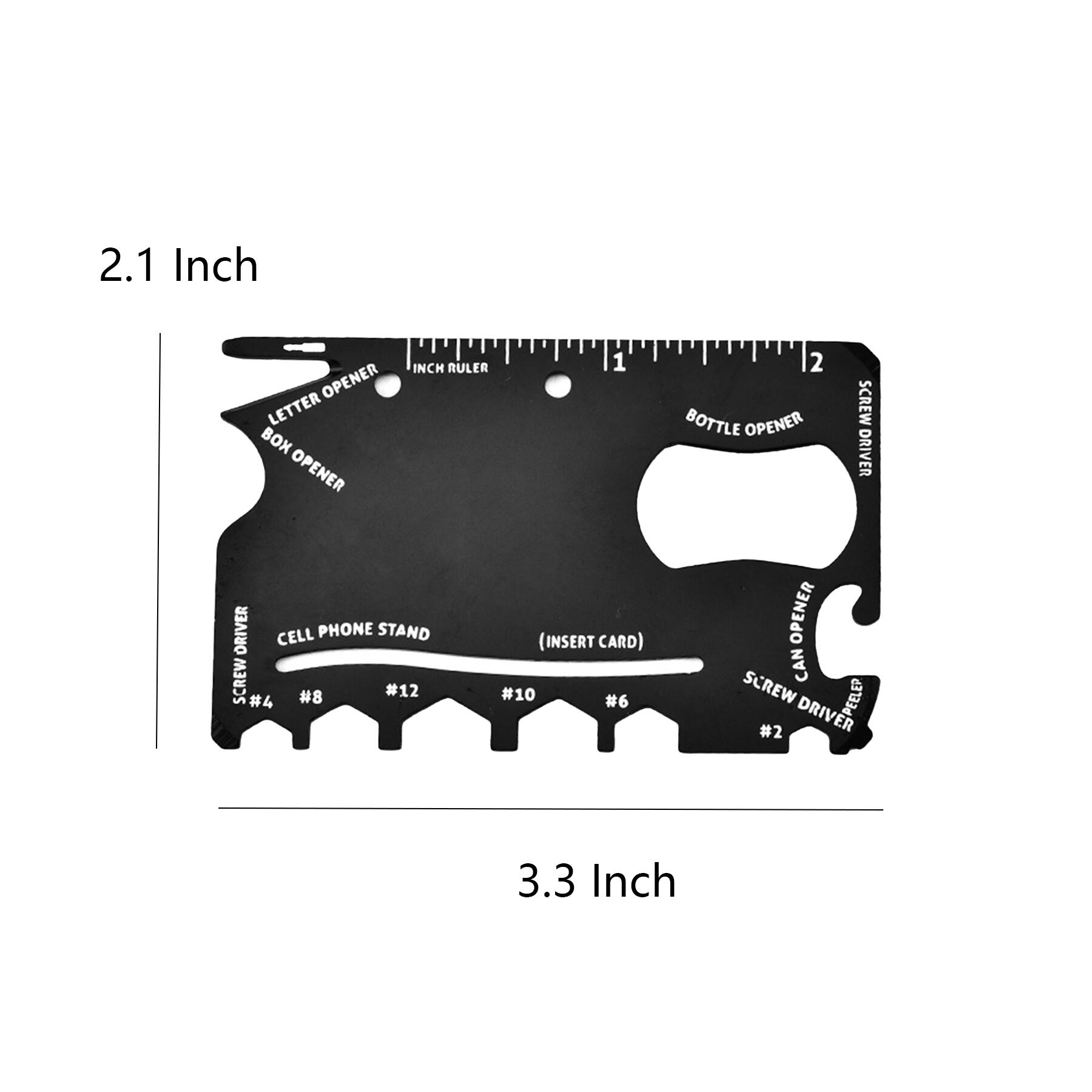 Compact Multi Tool Pocket Ruler