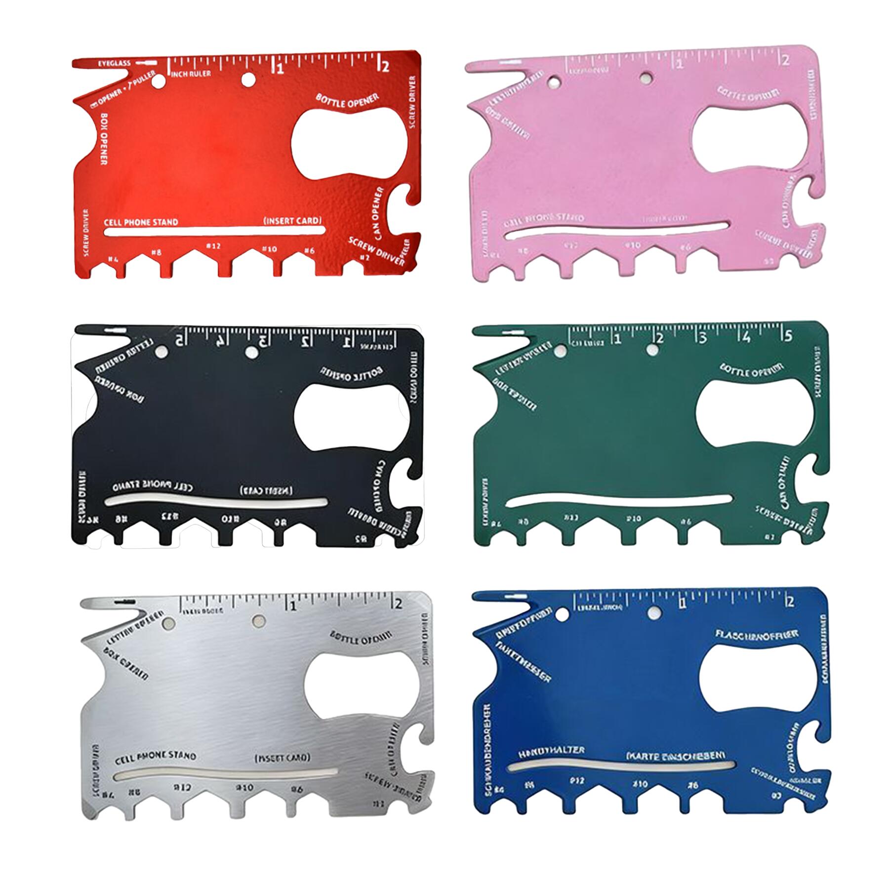 Compact Multi Tool Pocket Ruler
