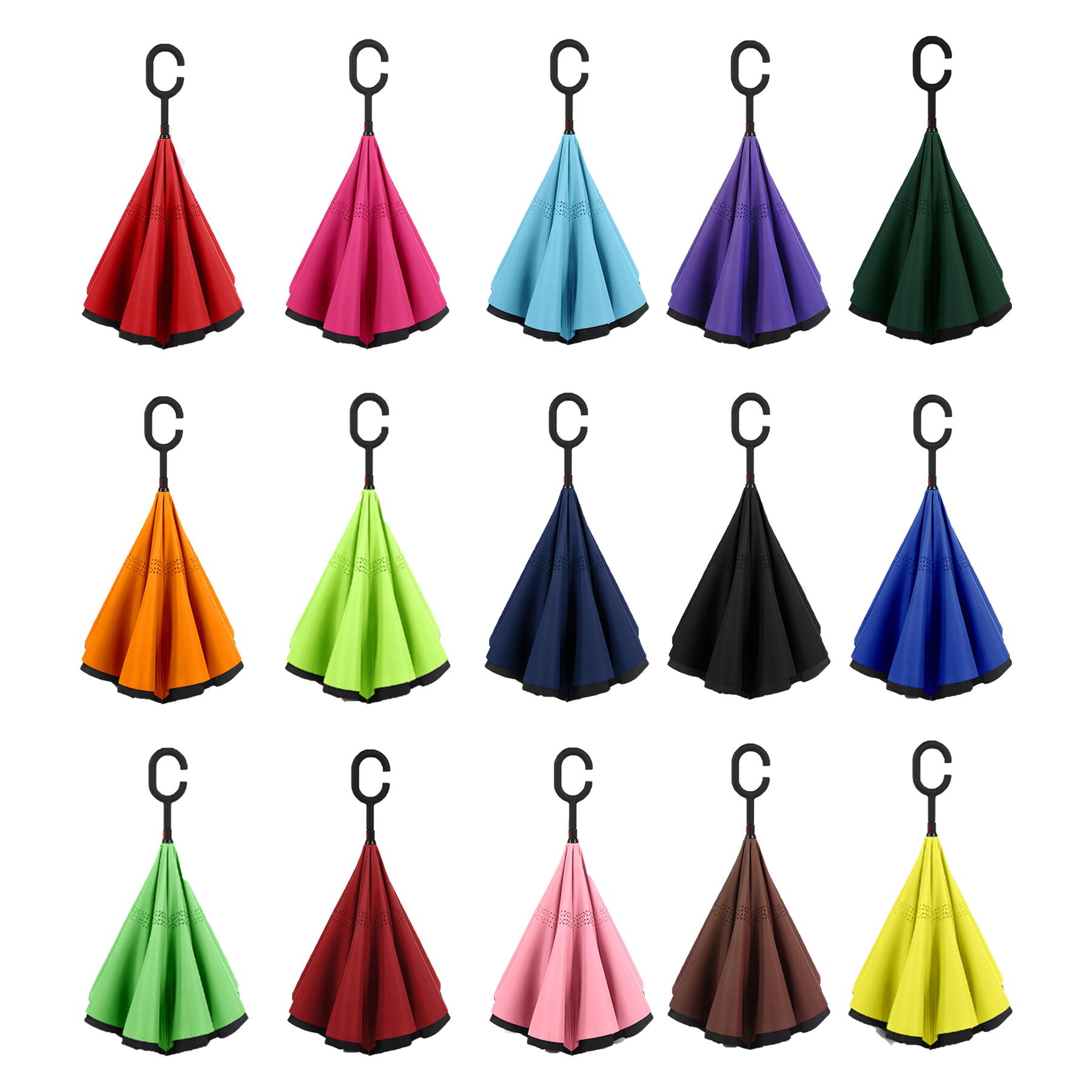 Reverse Folding Windproof Sun Protection Umbrella