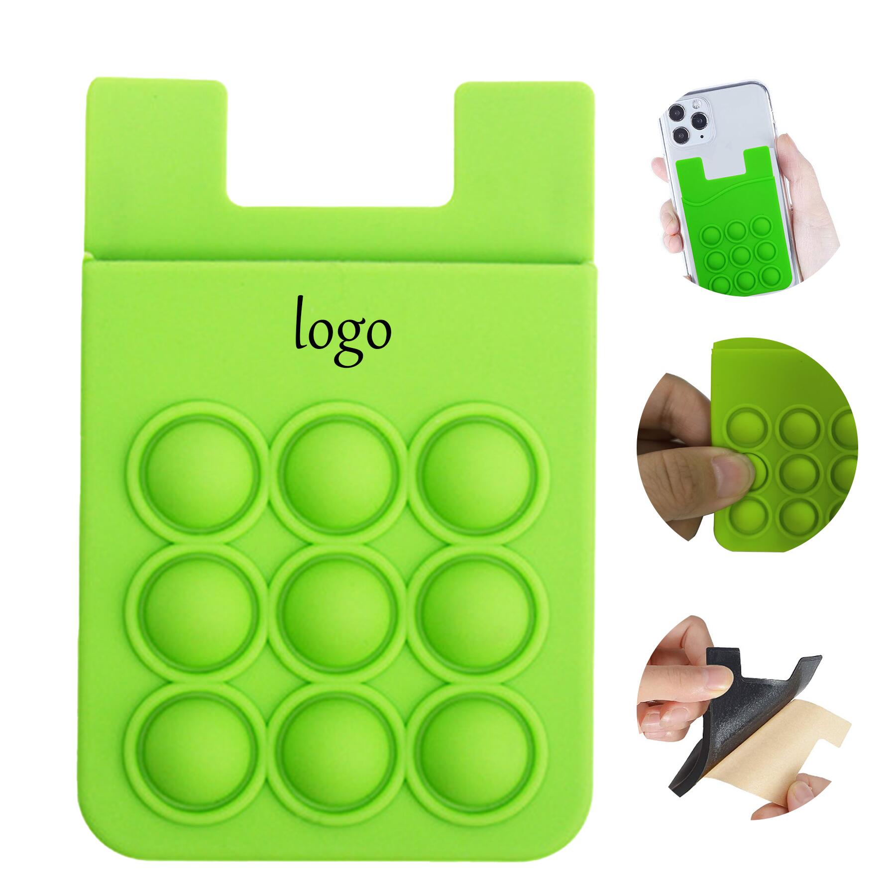 Slim Silicone Phone Card Holder