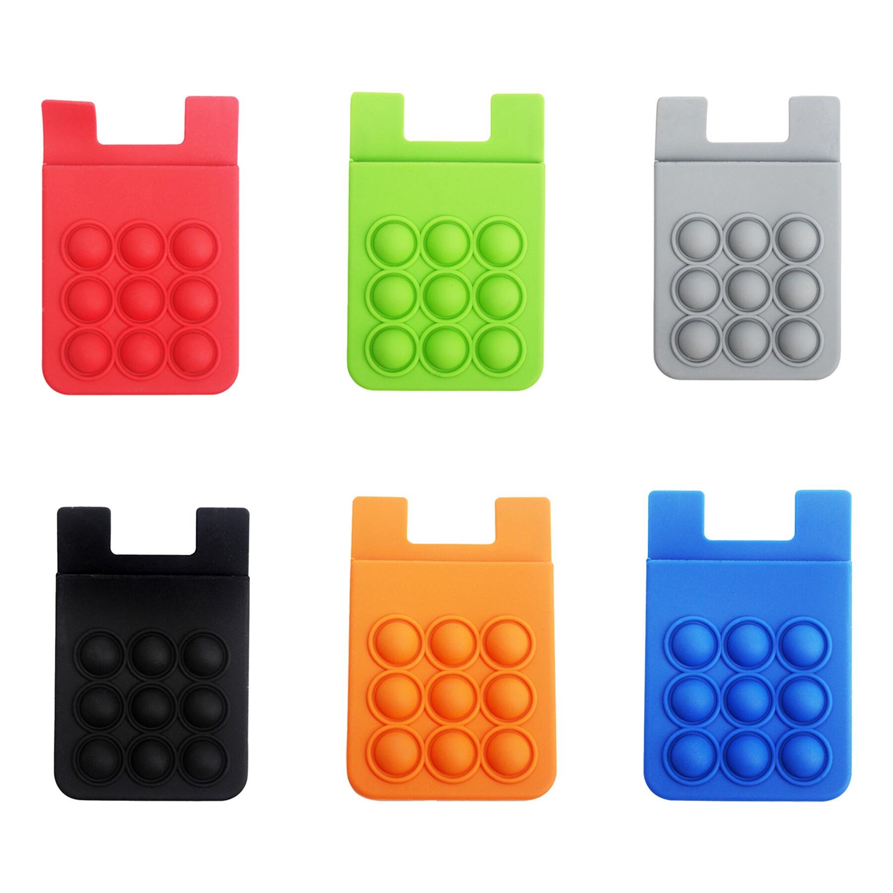 Slim Silicone Phone Card Holder