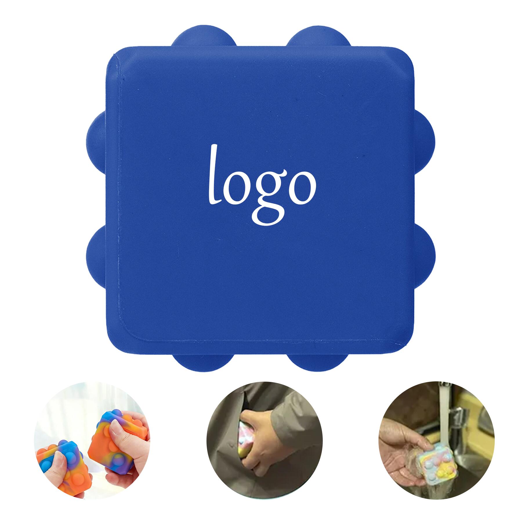 Custom Logo Square Fidget Stress Toy