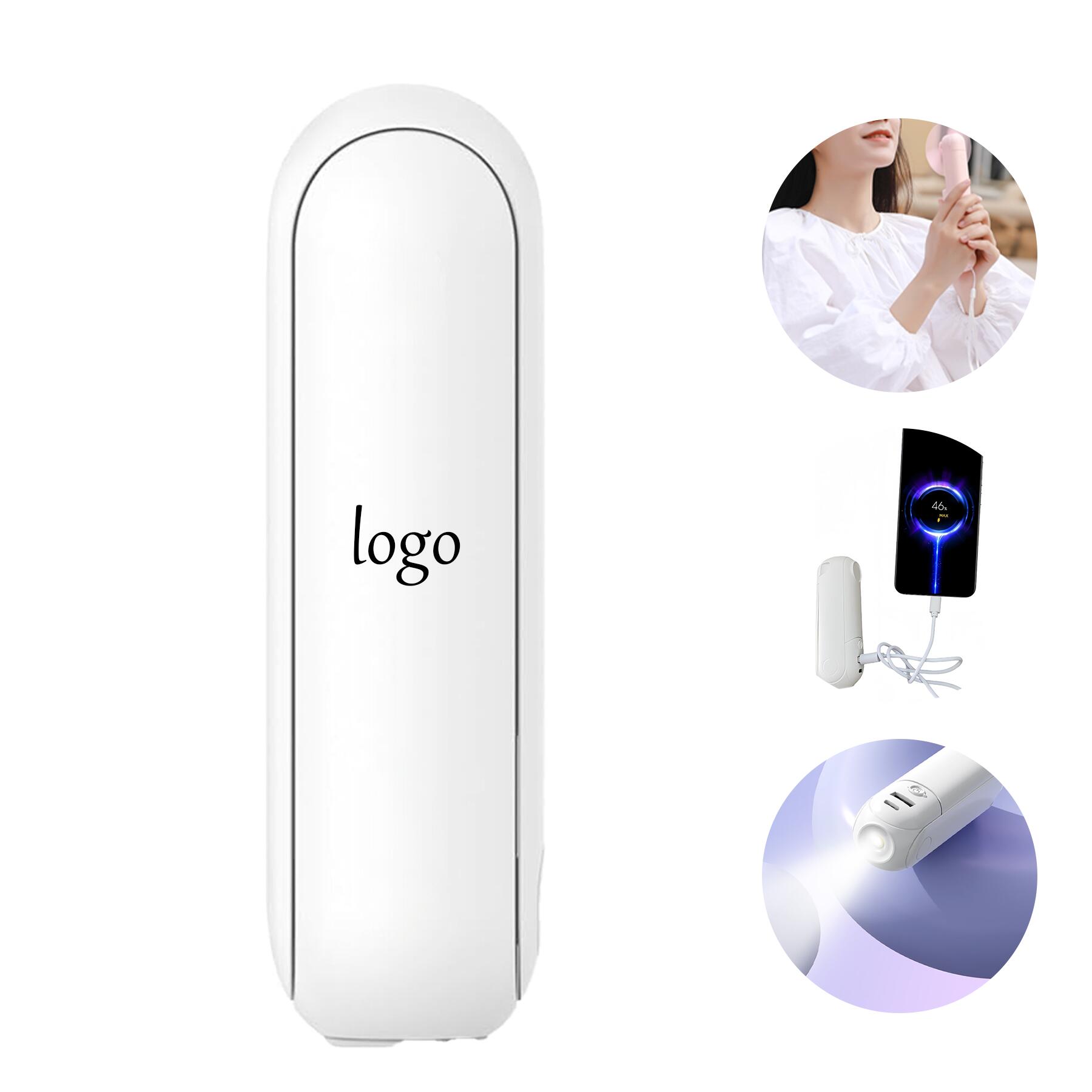 Portable Fan Power Bank Mirror Combo