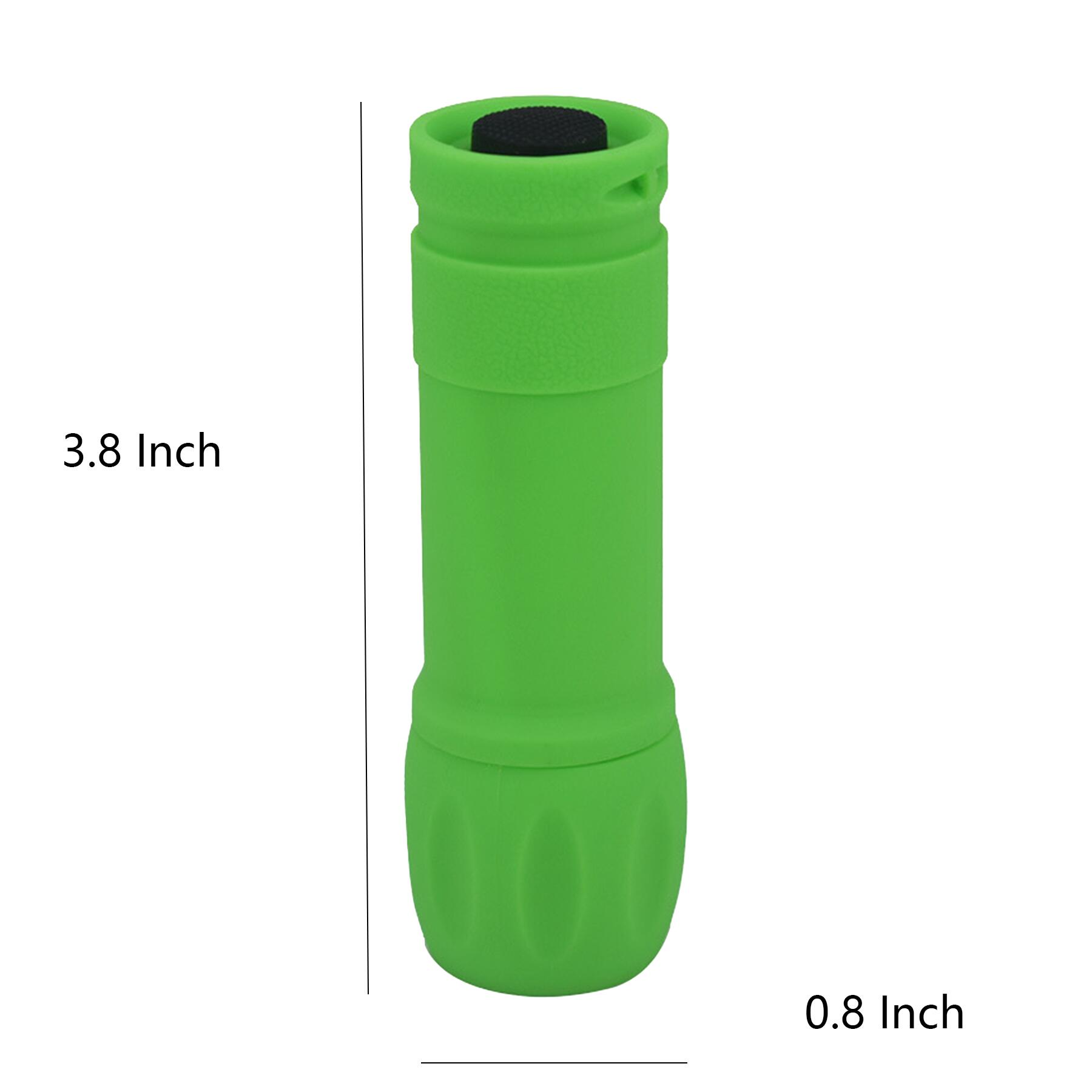 Bright LED Rubberized Flashlight with Strap