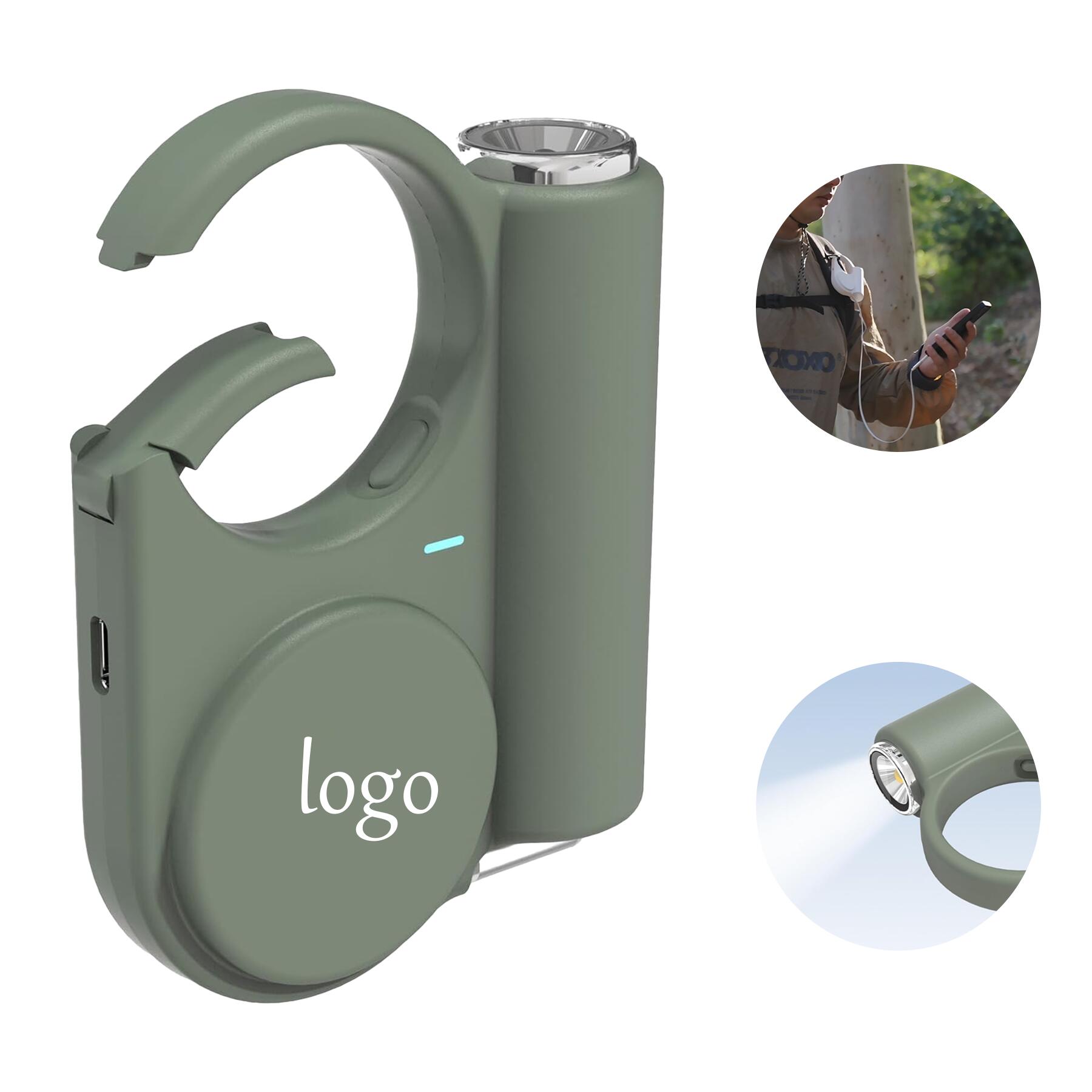 Portable Power Bank Retractable Cable