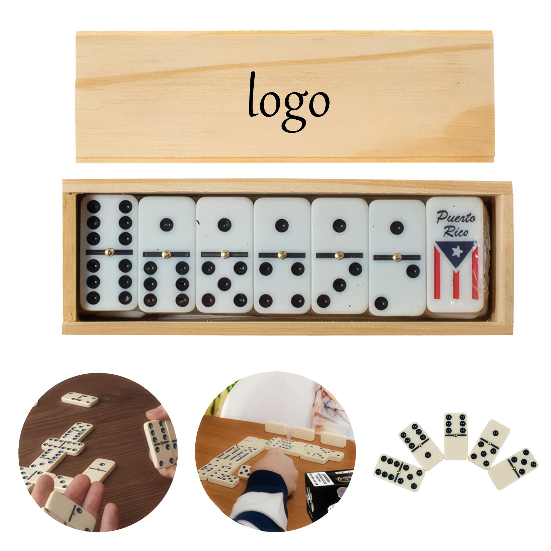 28 Pcs Ivory Domino Tiles Set