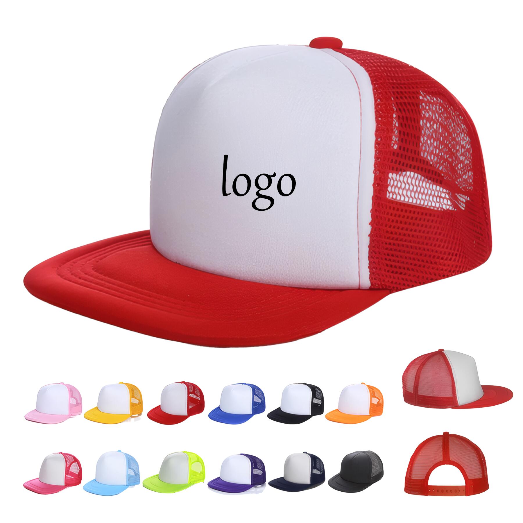 Custom Flat Billed Trucker Cap