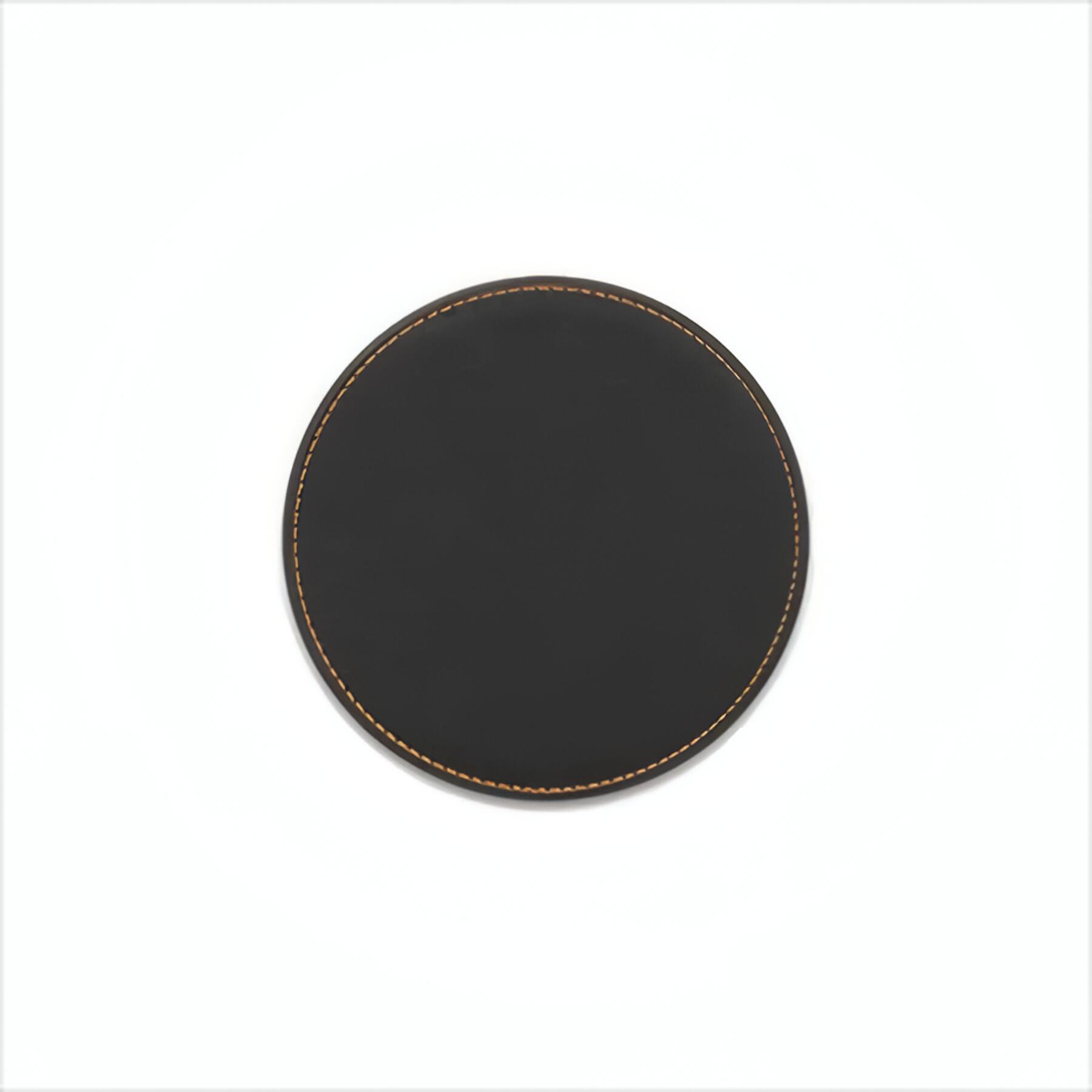 Premium Leather Coasters with Holder