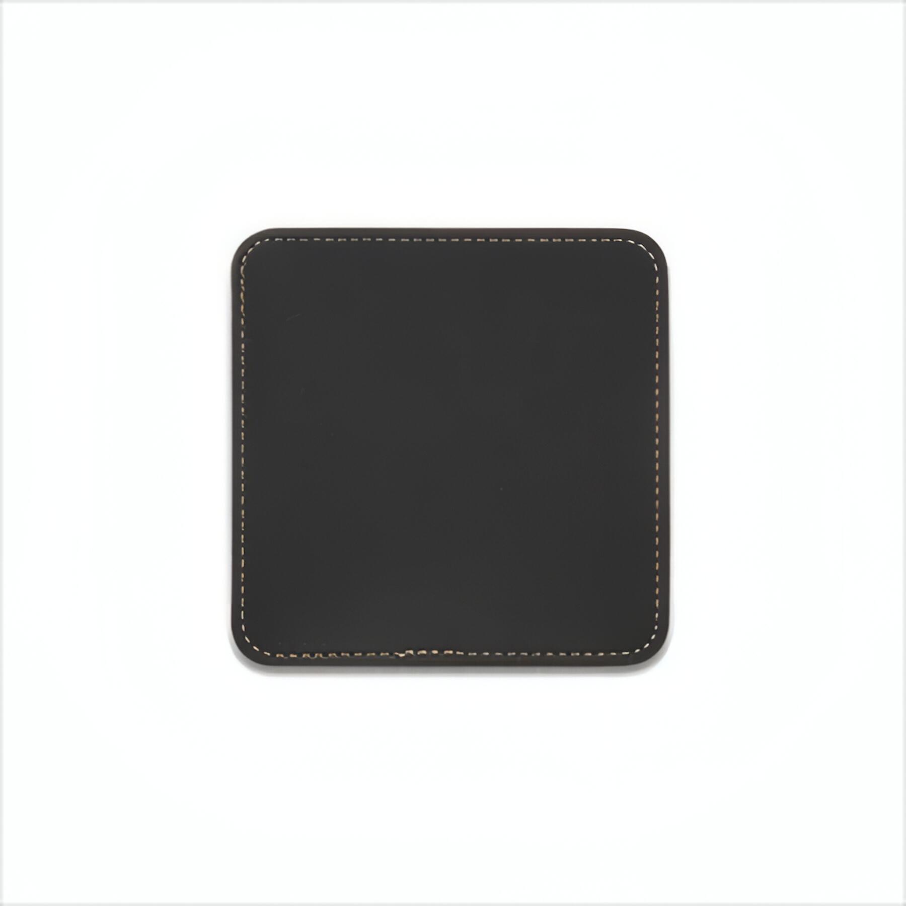Premium Leather Coasters with Holder