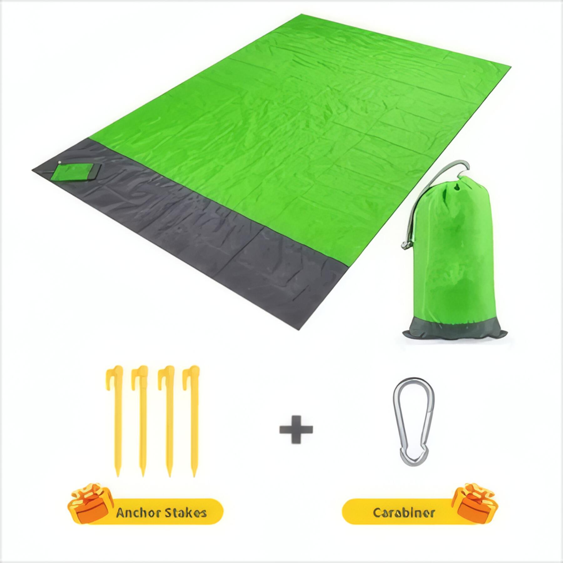 Folding Beach Mat Set